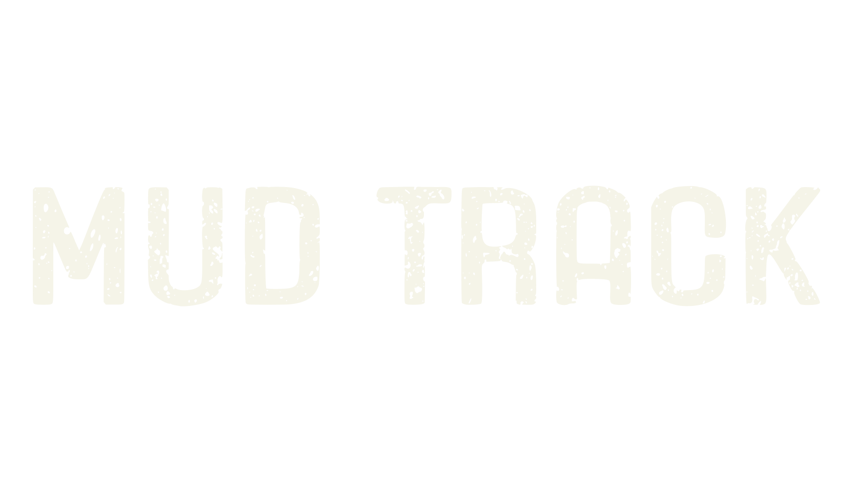 Mud Track, distressed font preview