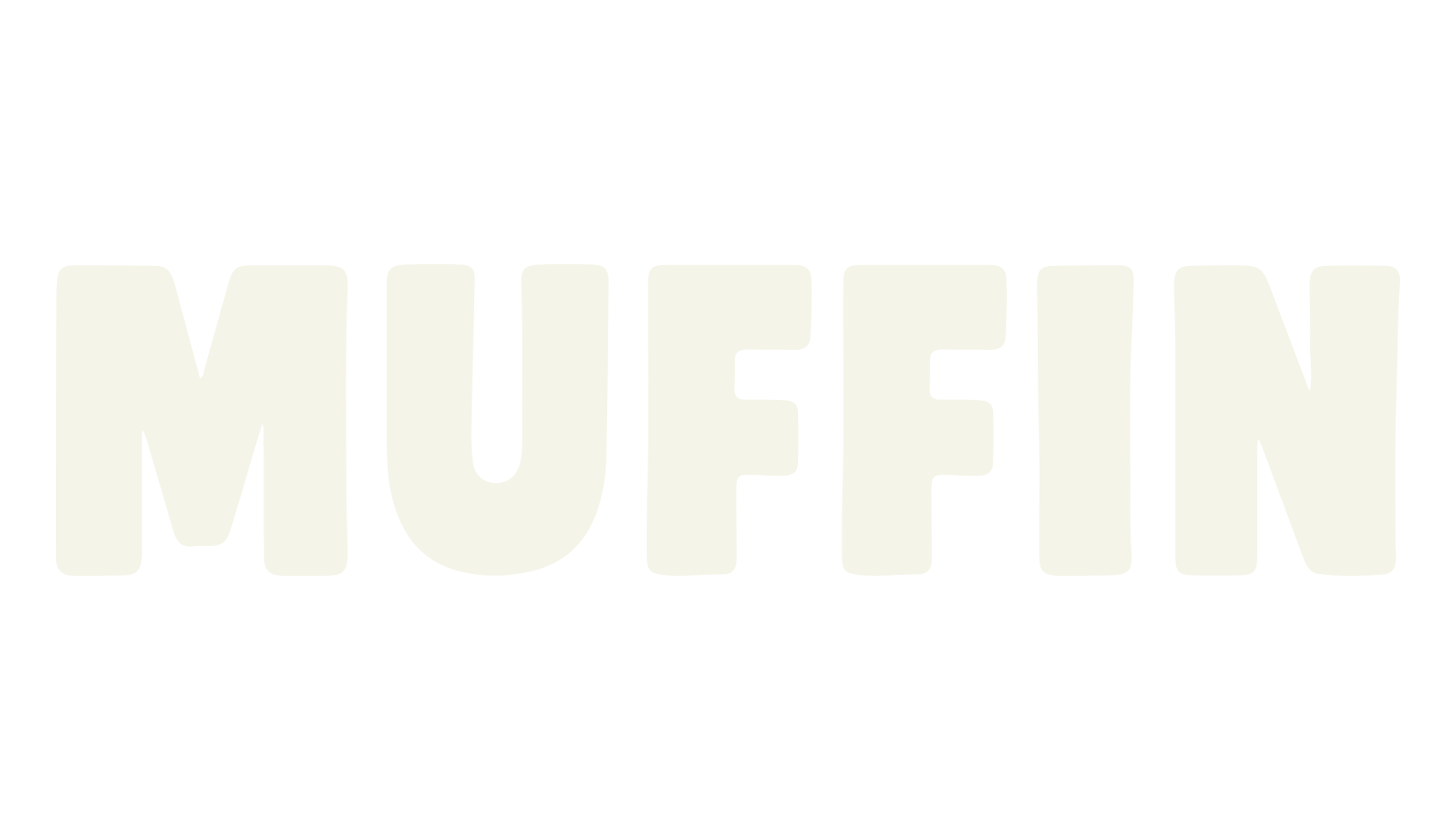MUFFIN, bold font preview
