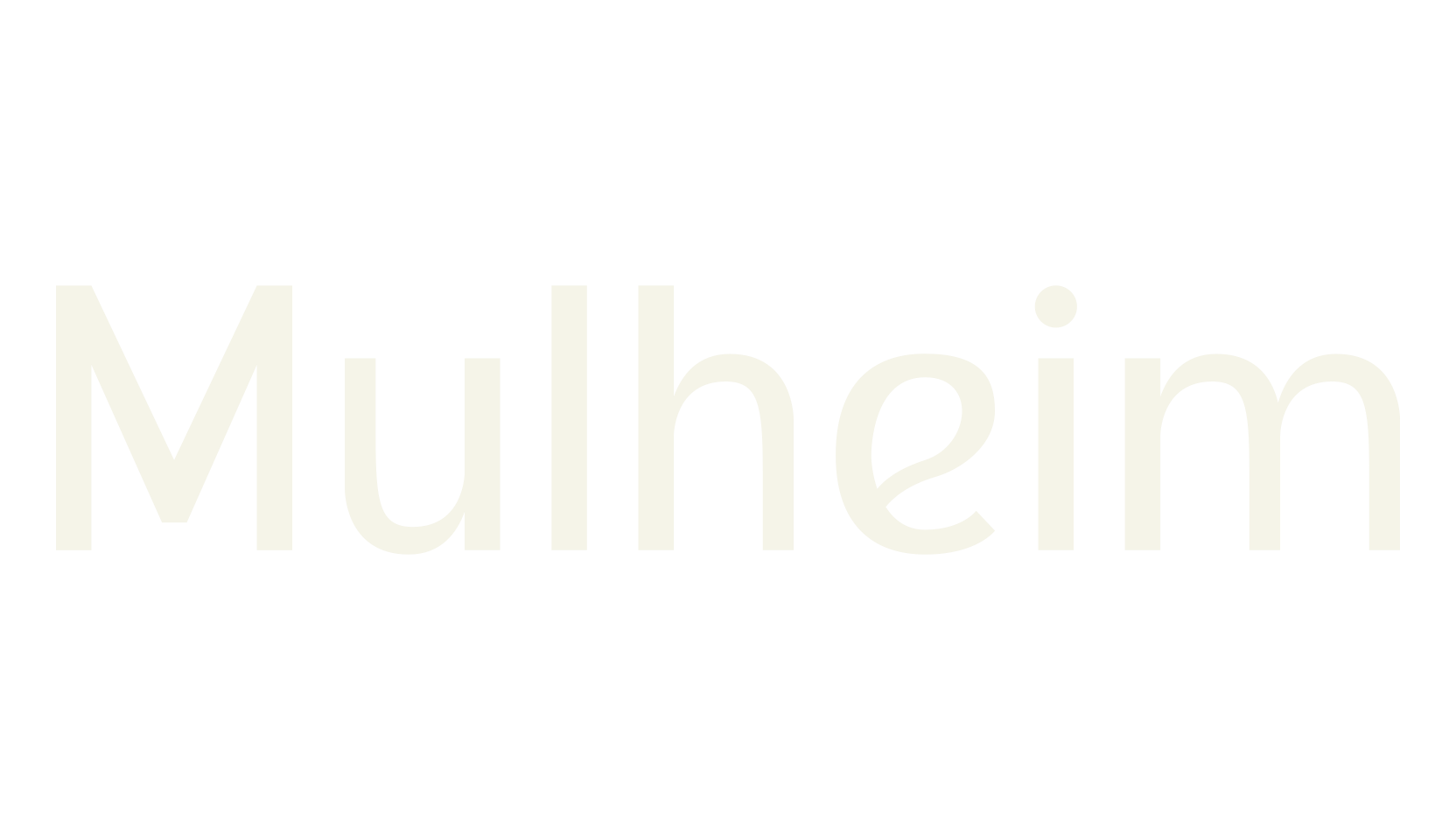Mulheim, sans serif font preview