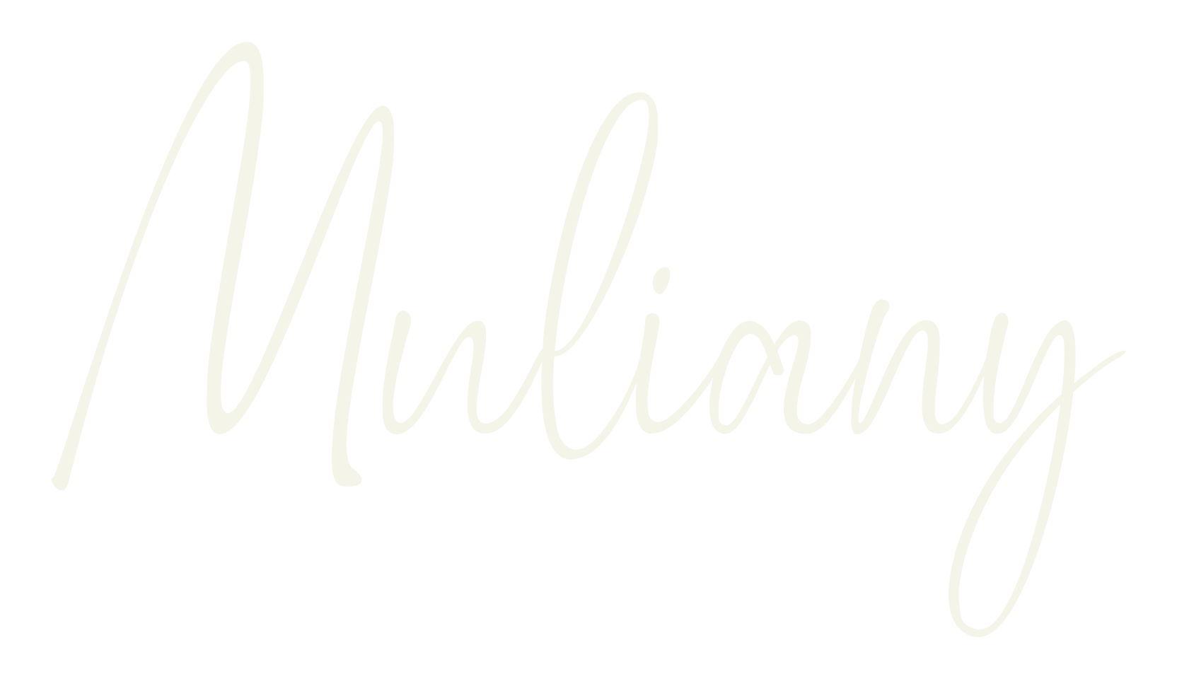 Muliany, elegant font preview