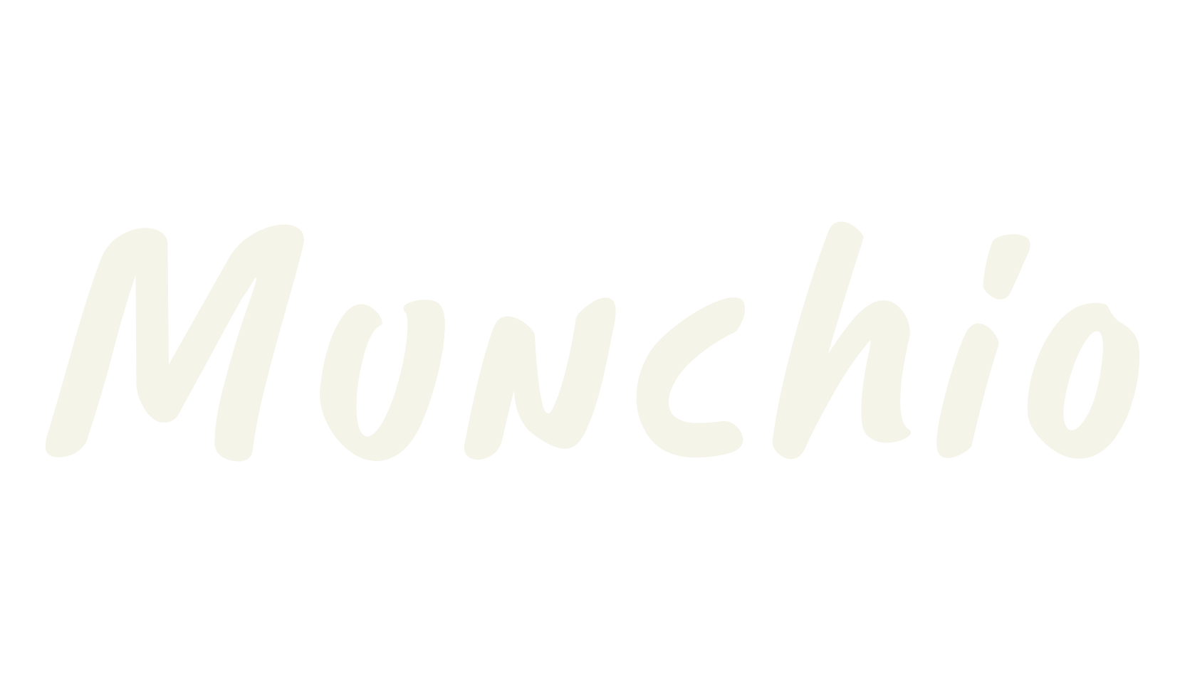 Munchio, cursive font preview