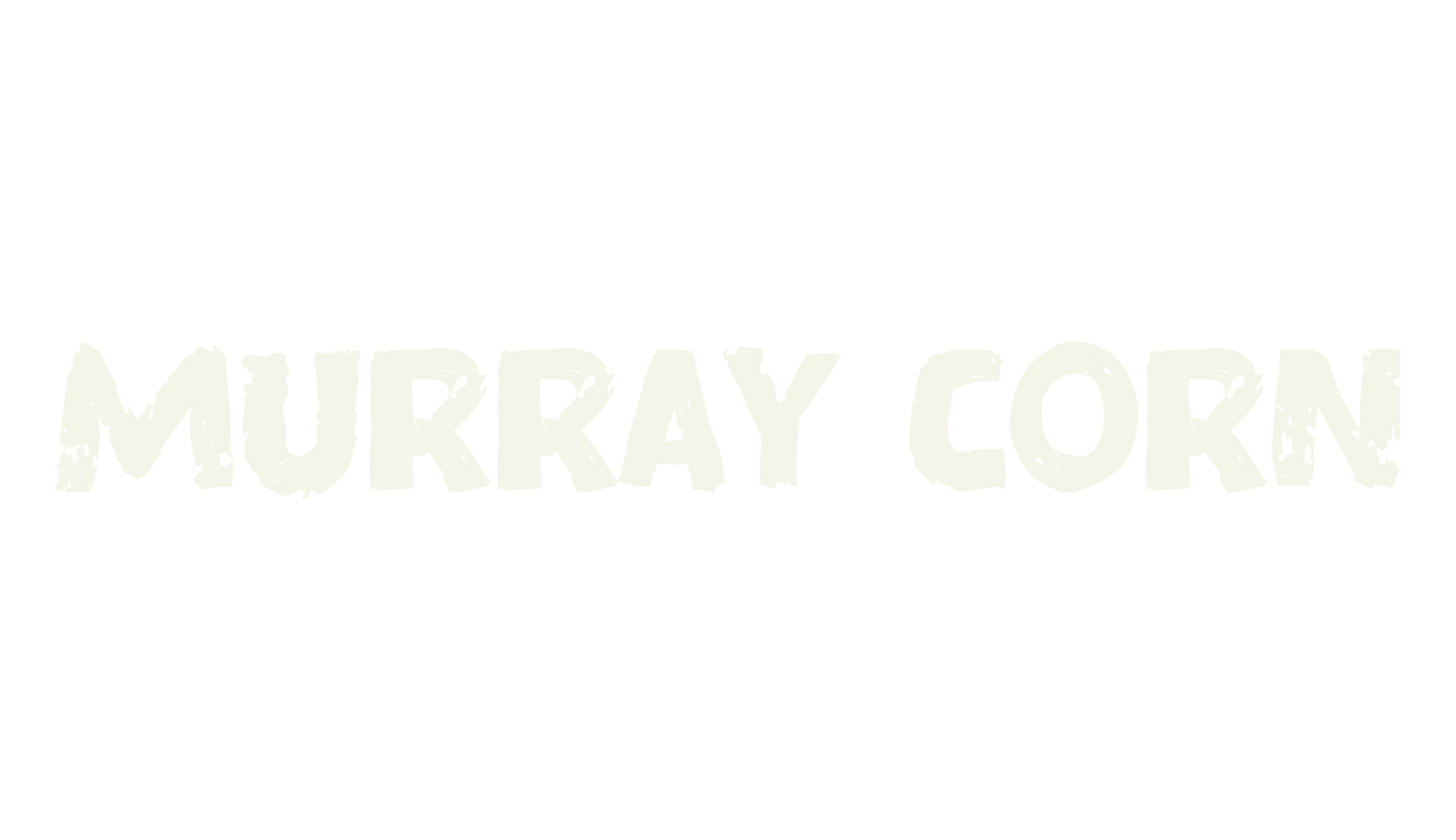 Murray Corn, cool font preview