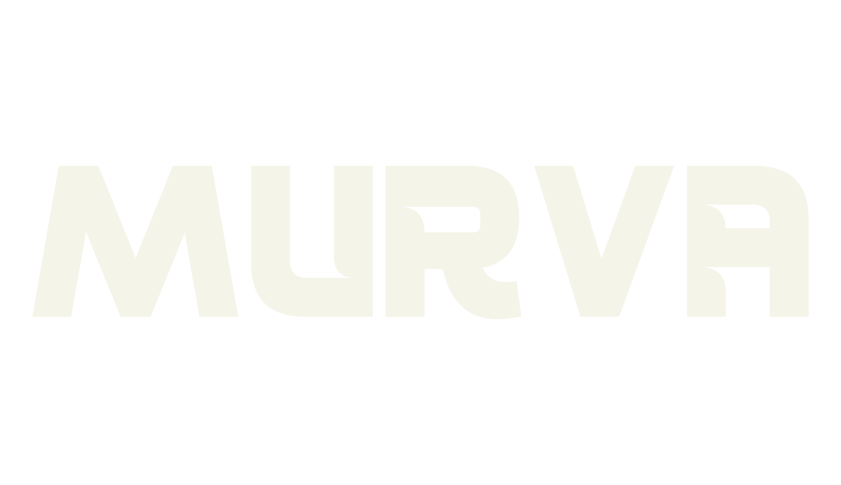Murva, stencil font preview
