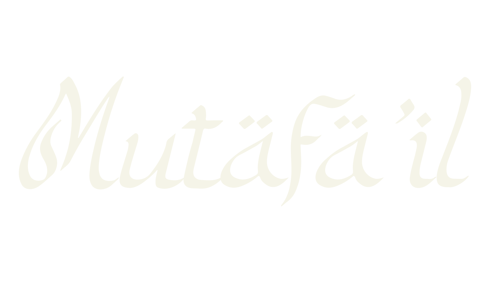 Mutafa’il, arabic font preview