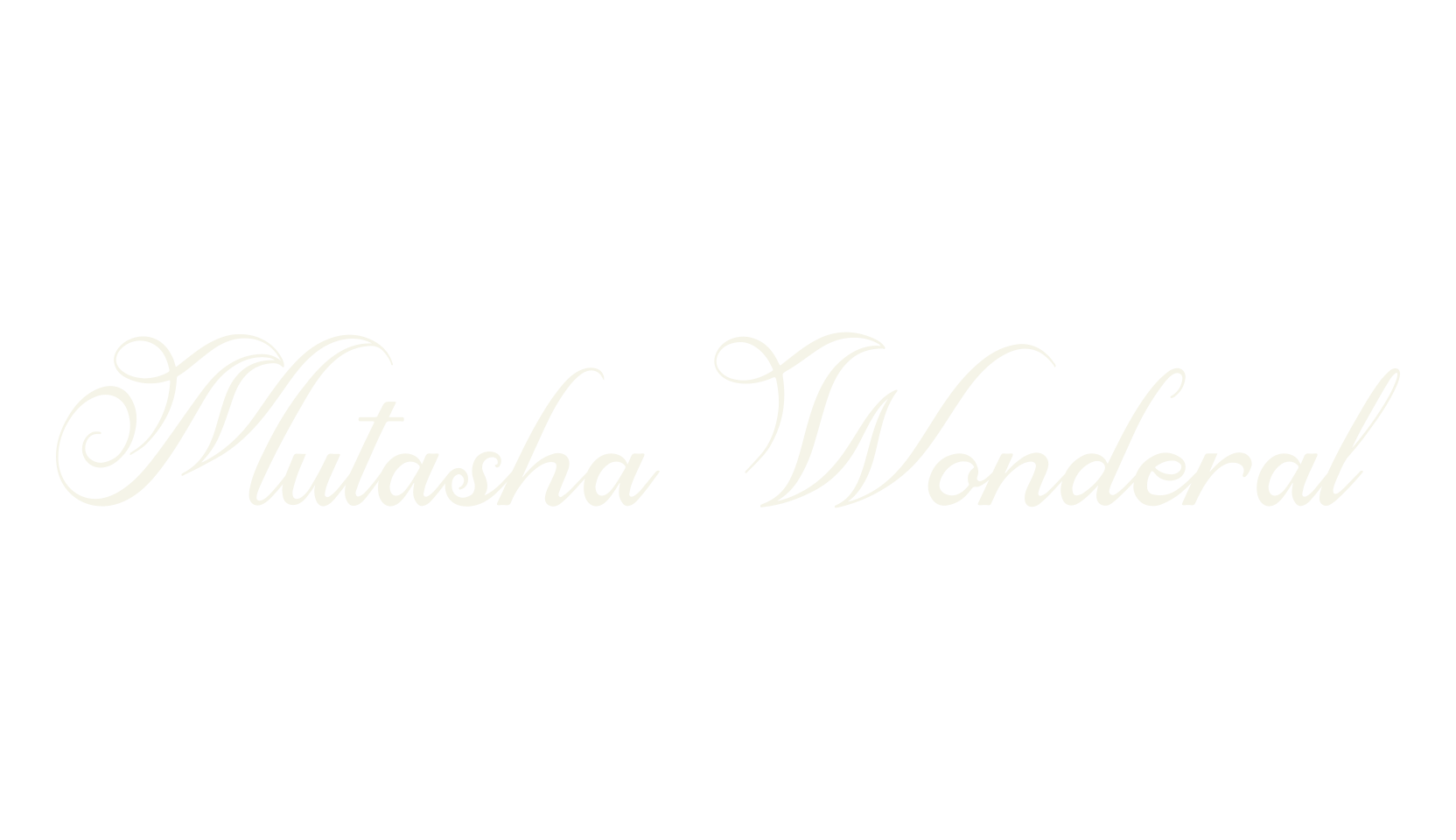 Mutasha Wonderal, fancy font preview
