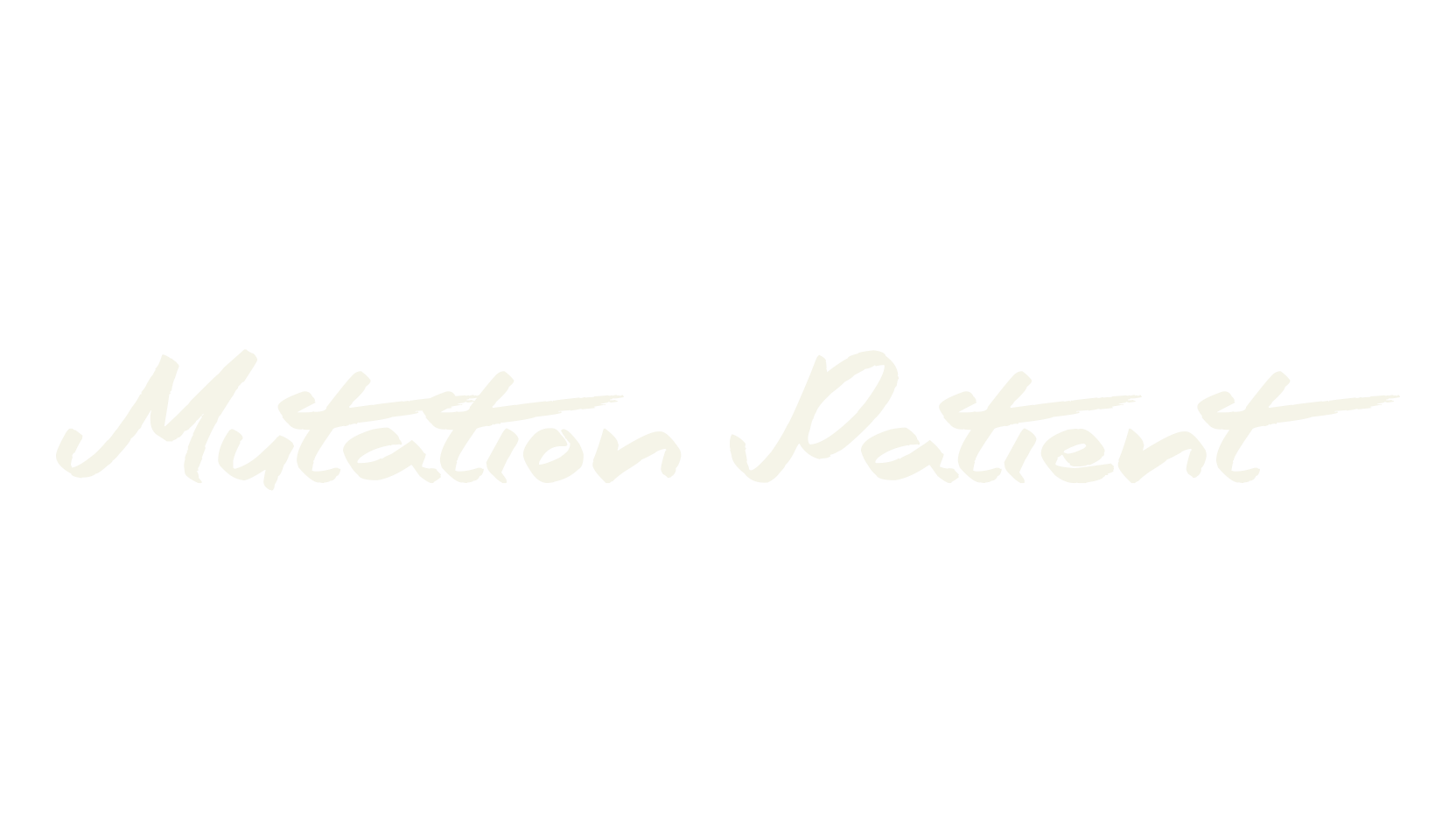 Mutation Patient, fashion script font preview