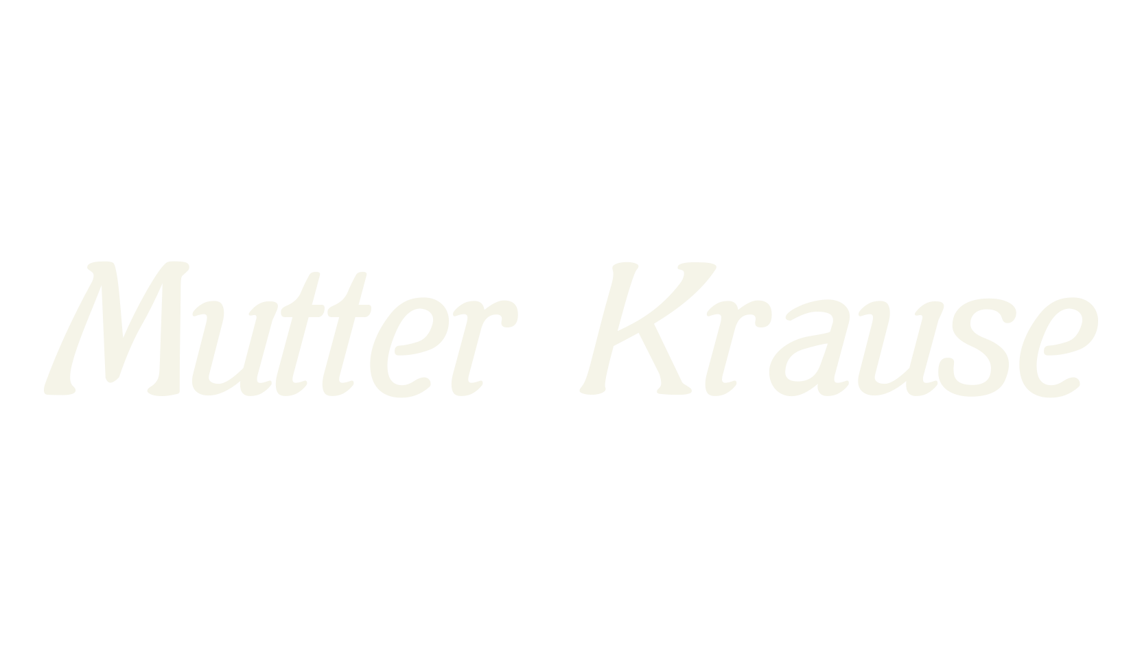Mutter Krause, serif font preview