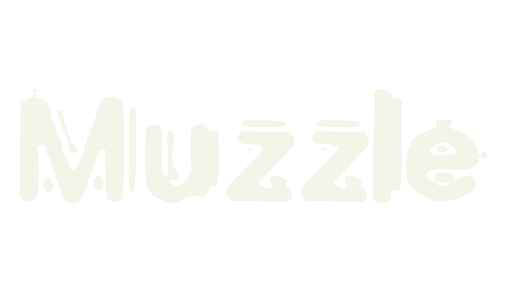 Muzzle, typewriter font preview