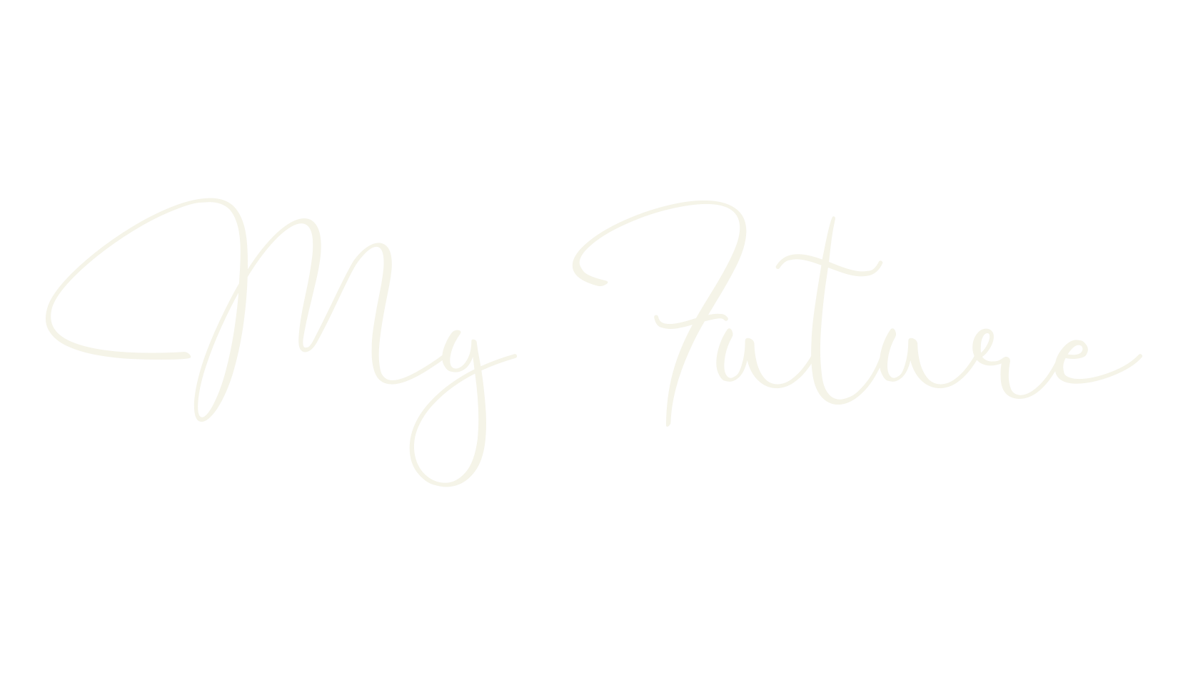 My Future, thick font preview