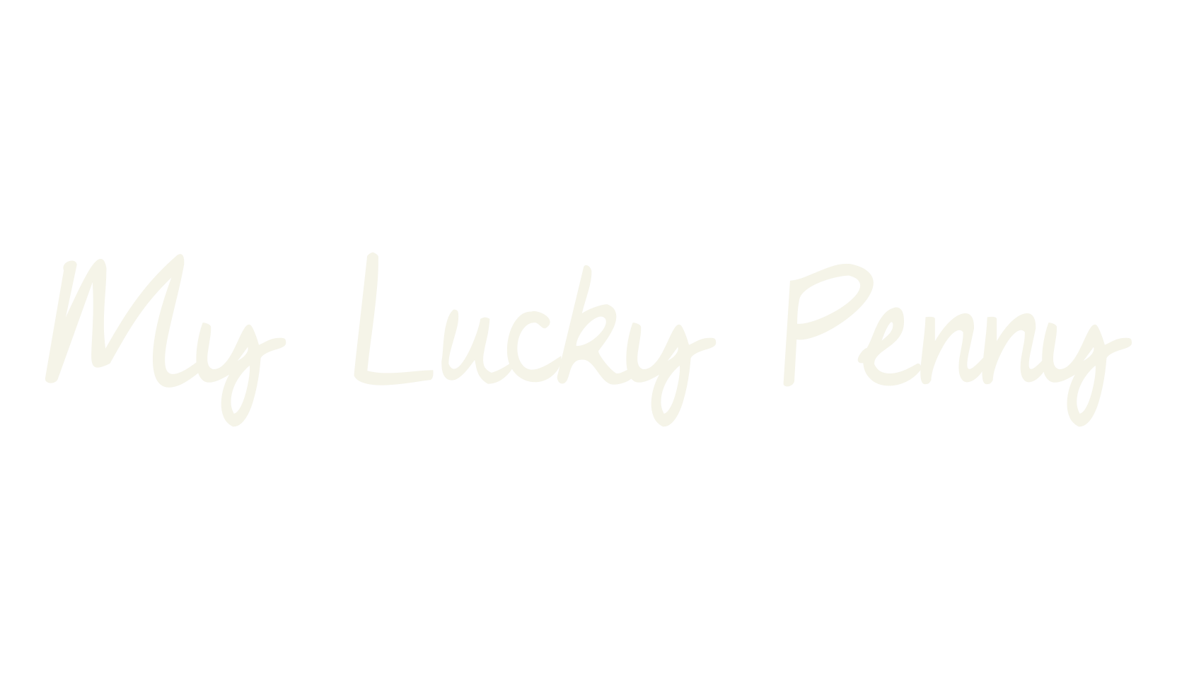 My Lucky Penny, fashion script font preview