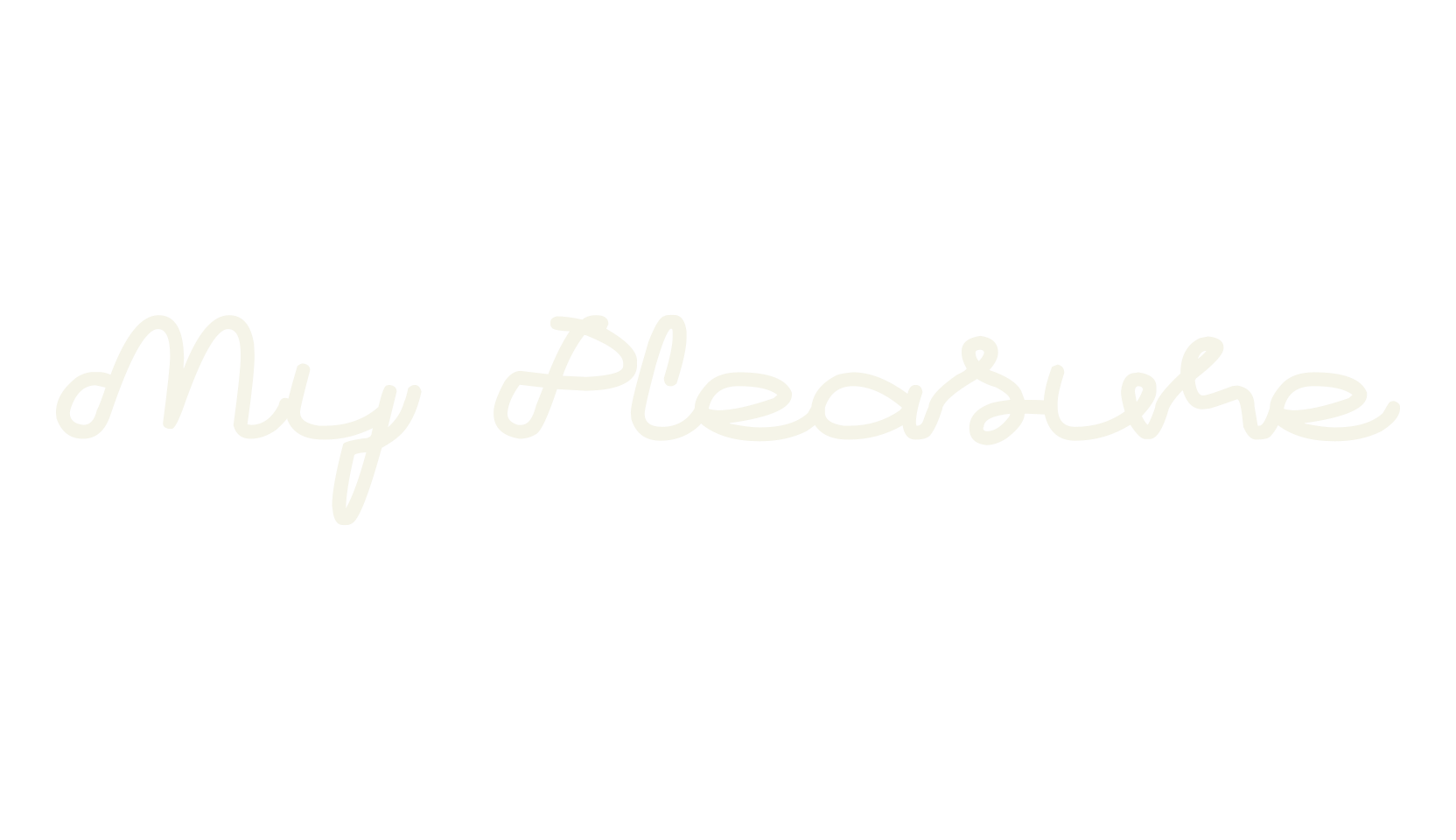 My Pleasure, fashion script font preview