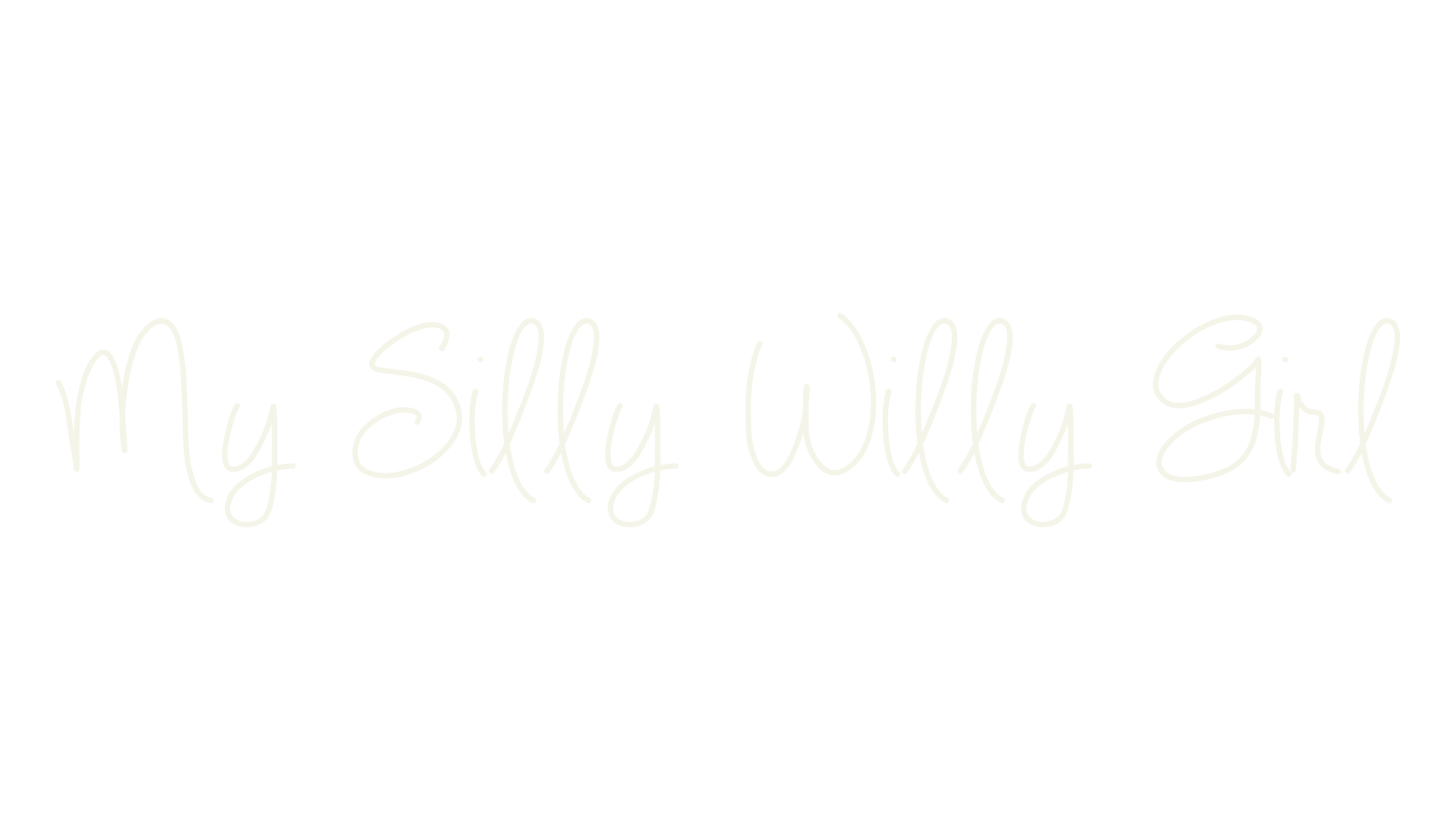 My Silly Willy Girl, display market font preview