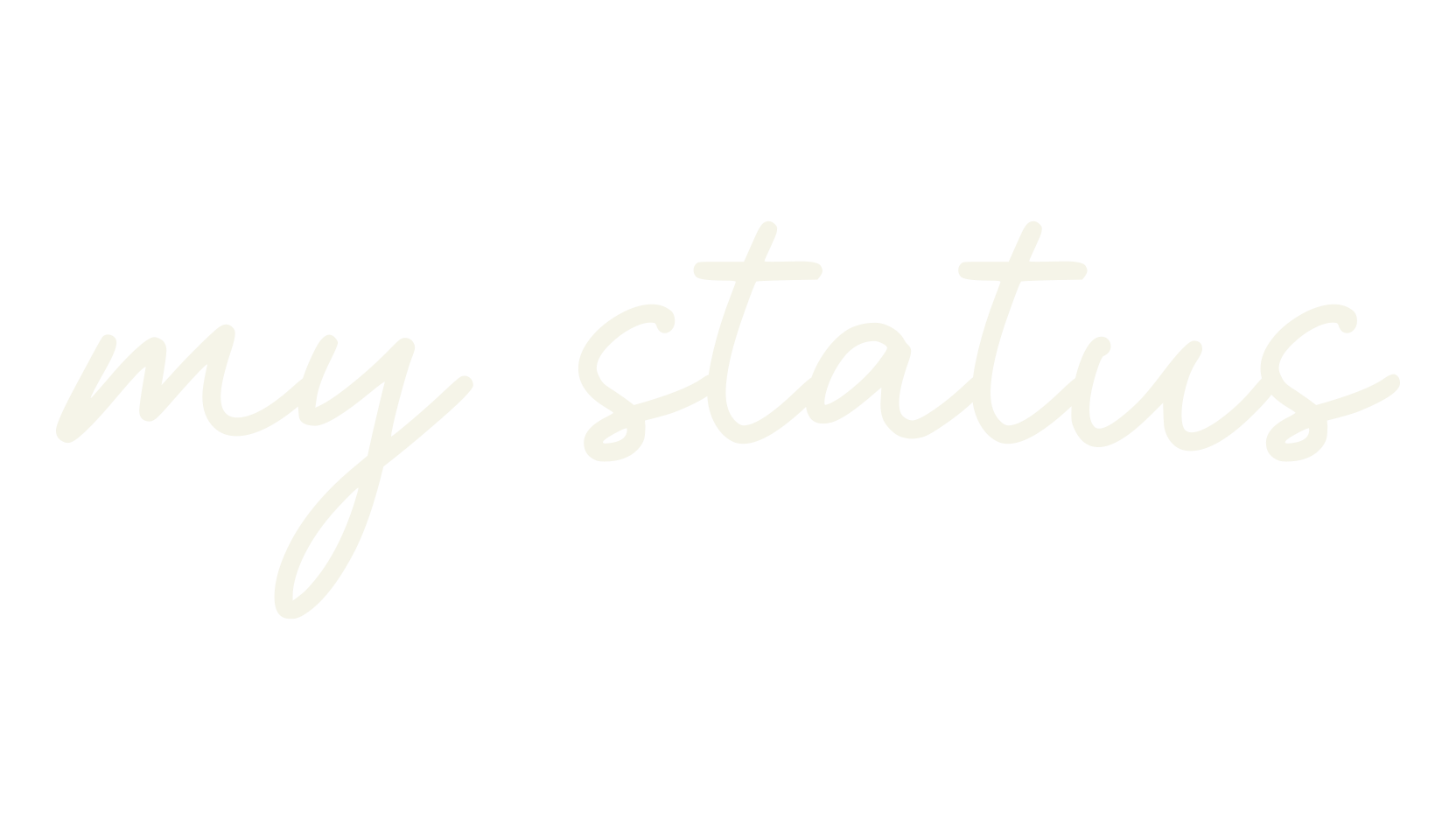 my status, monoline font preview
