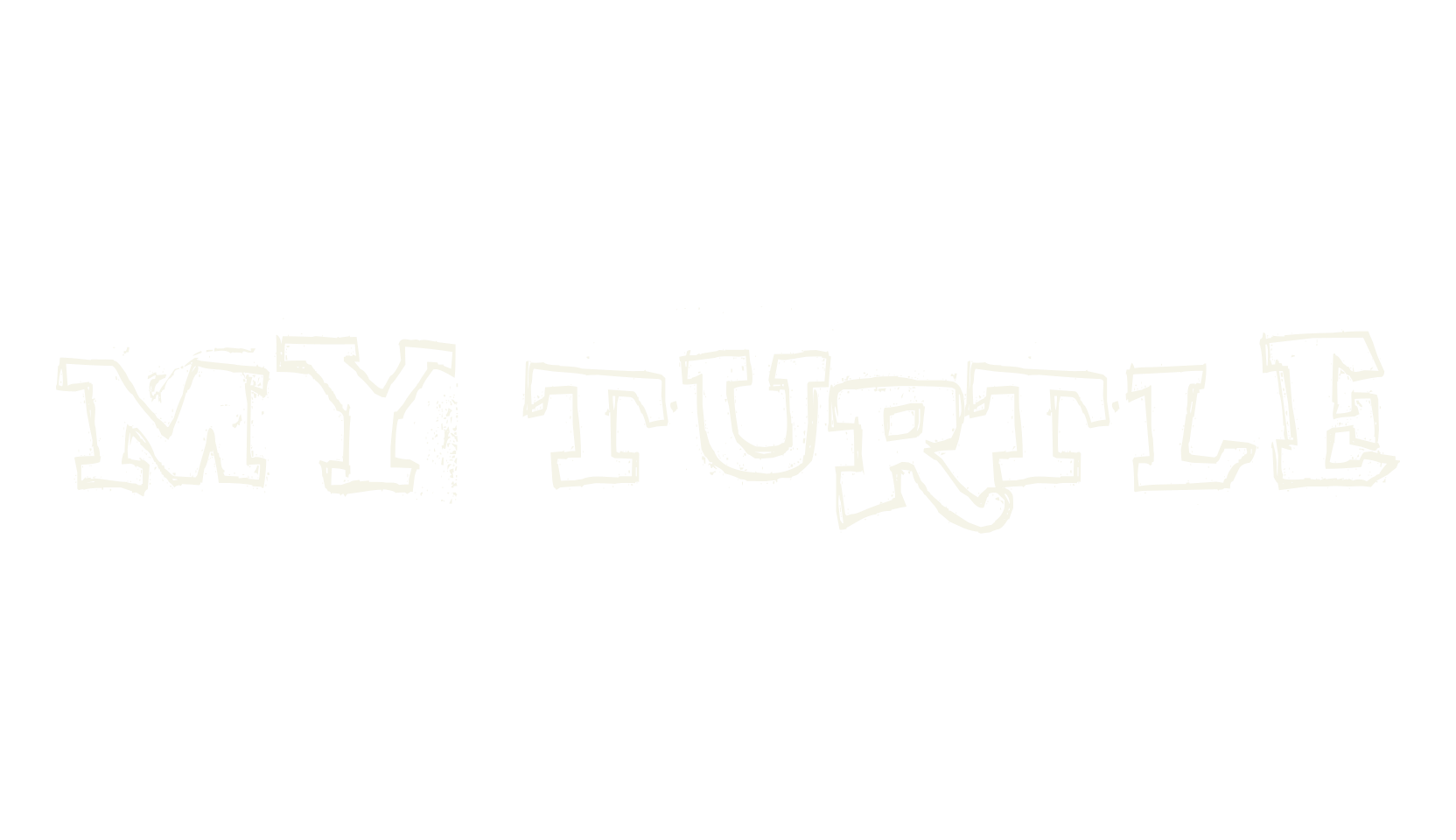 MY TURTLE, handwritten font preview