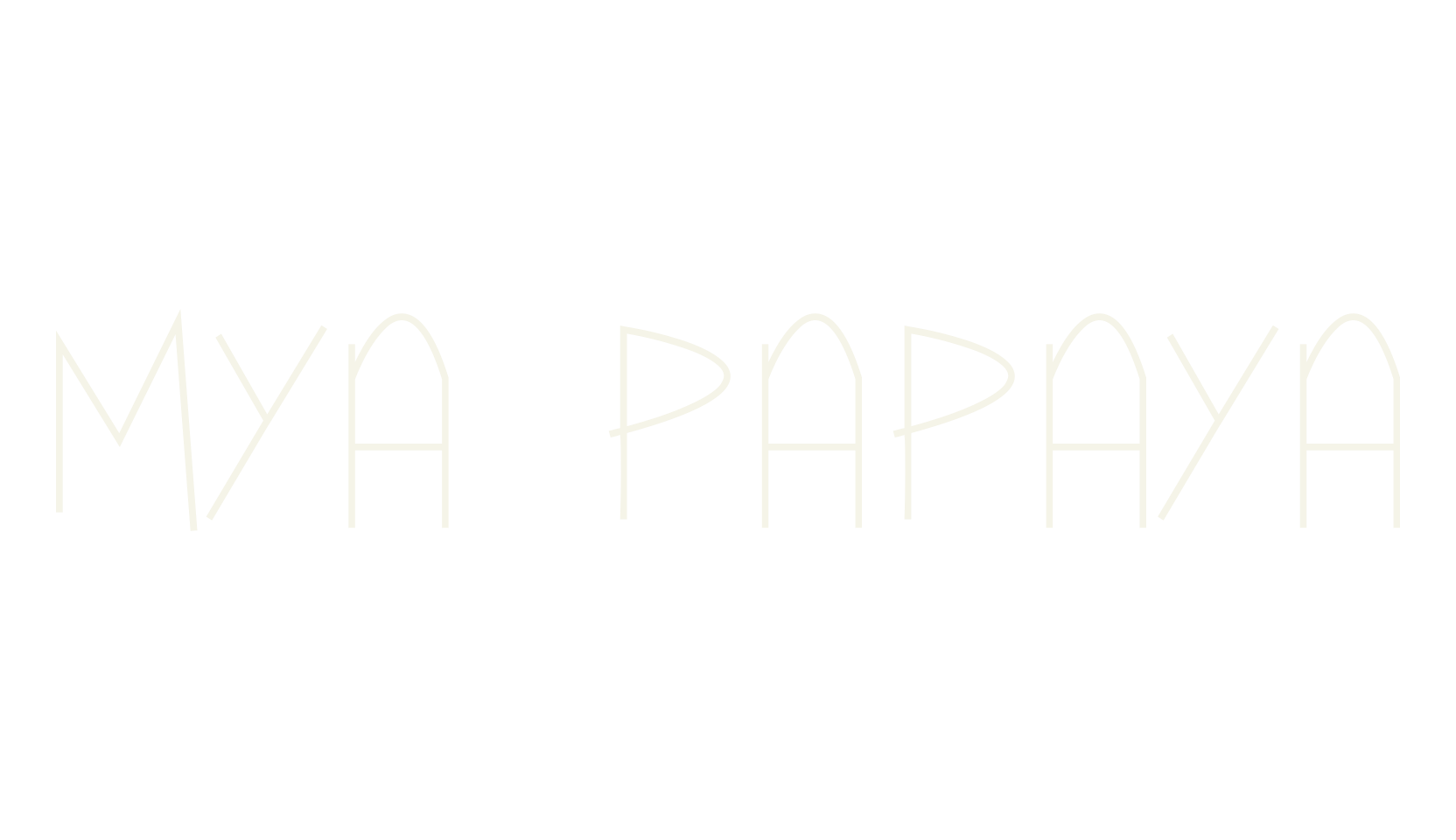 Mya Papaya, handwritten font preview