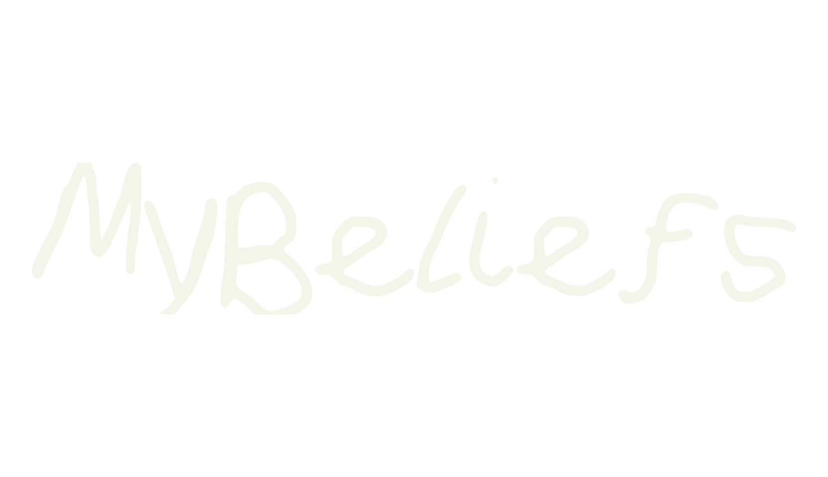 MyBeliefs, display font preview