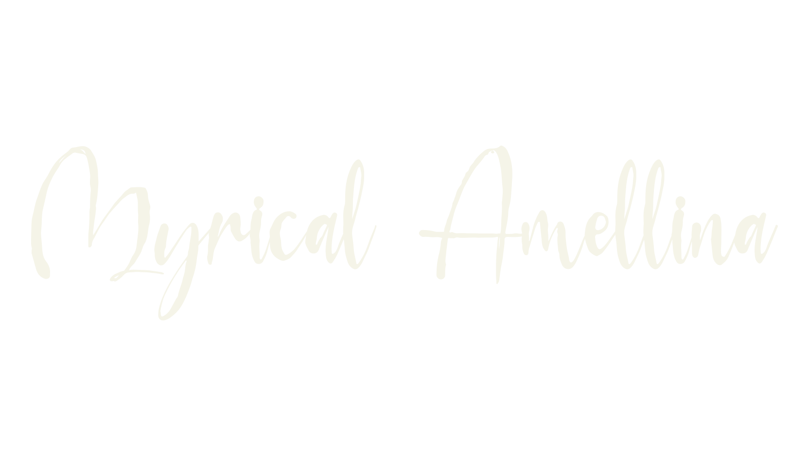 Myrical Amellina, handwriting font preview
