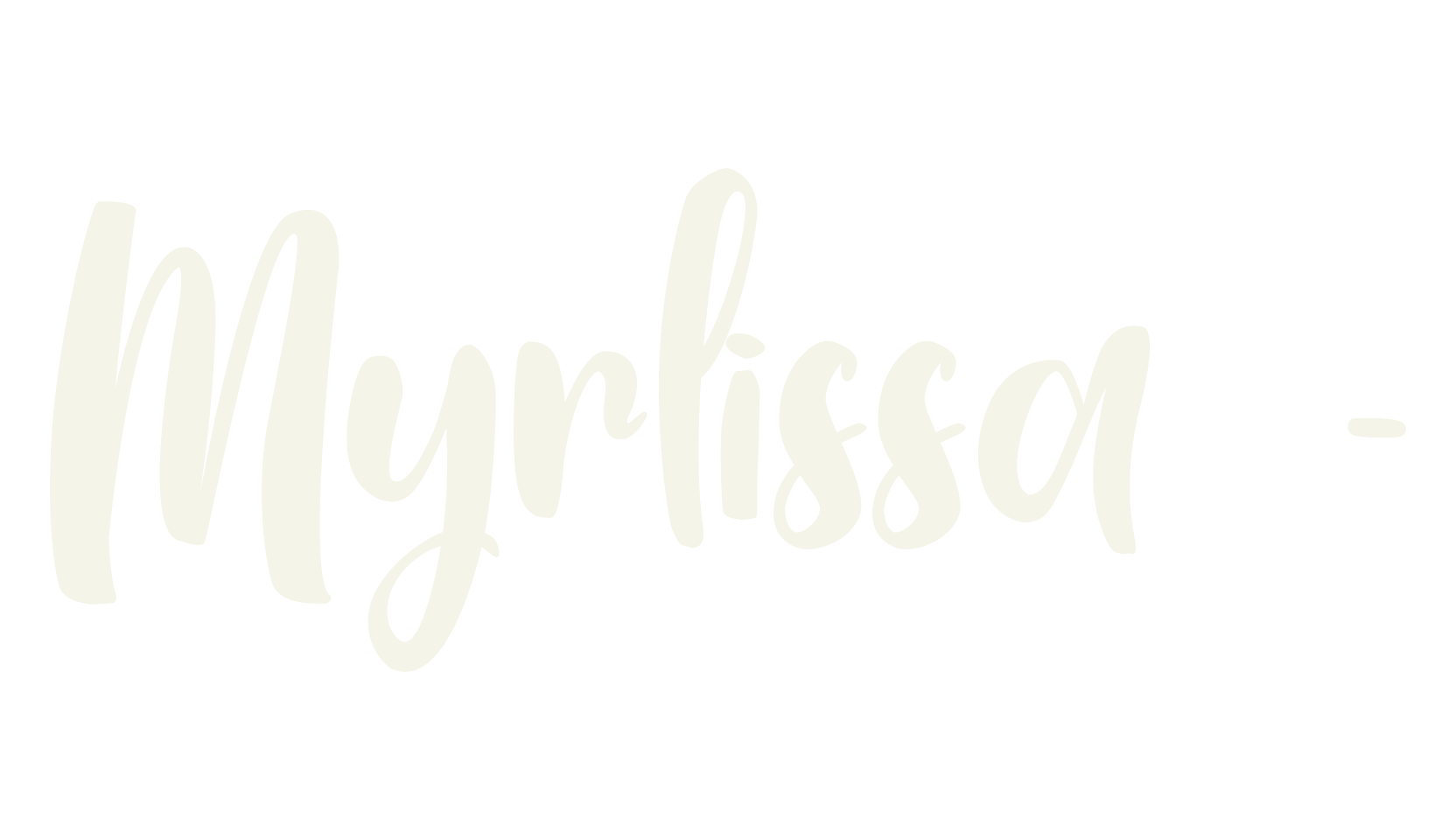 Myrlissa -, lettering font preview