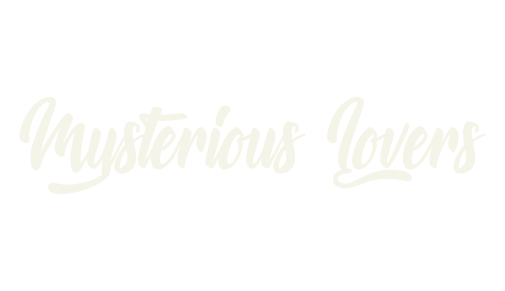 Mysterious Lovers, condensed font preview