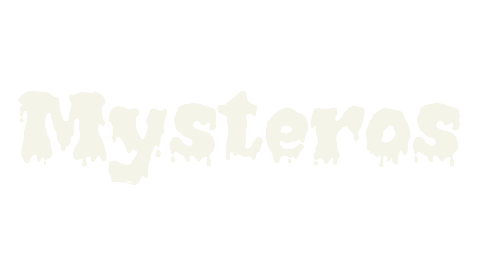 Mysteros, monster font preview