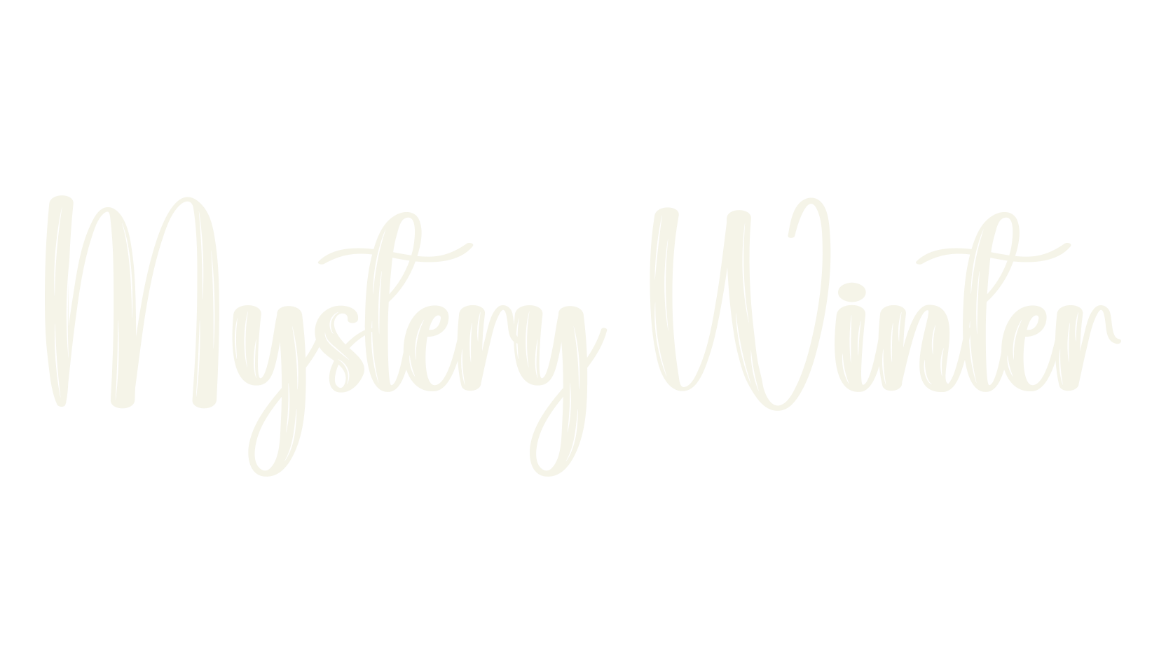Mystery Winter, calligraphy font preview