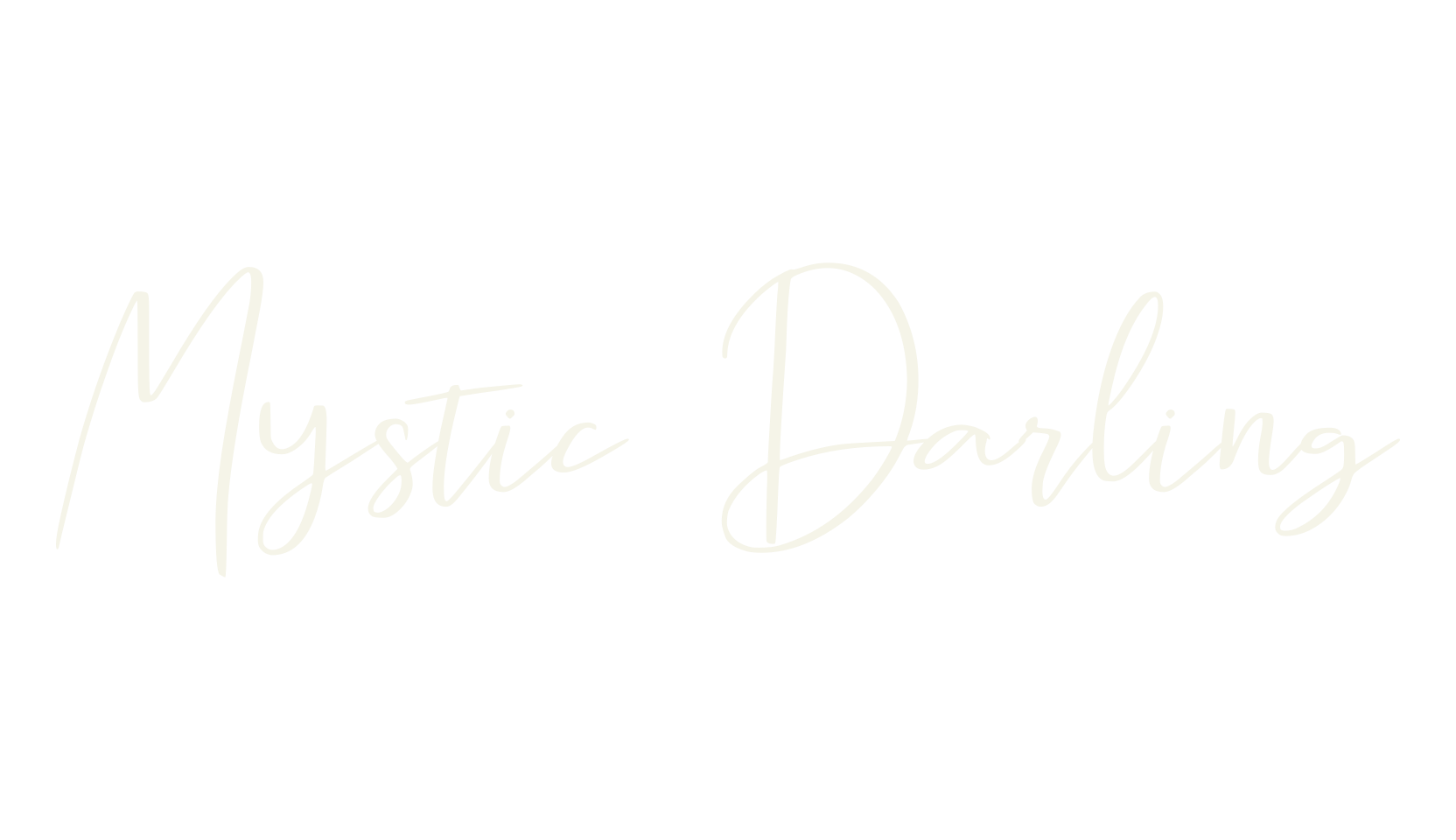 Mystic Darling, hand drawn font preview