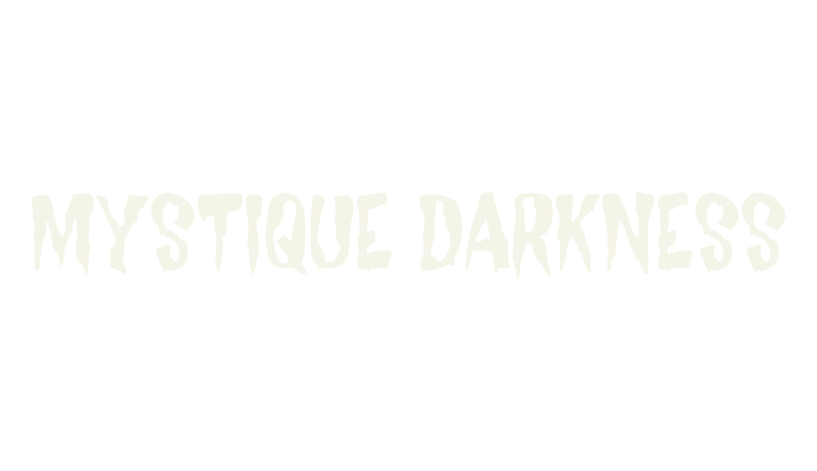 Mystique Darkness, horror font preview