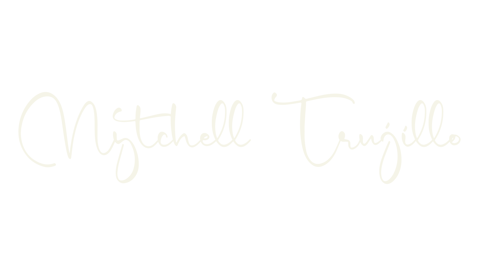 Mytchell Trujillo, pretty font preview