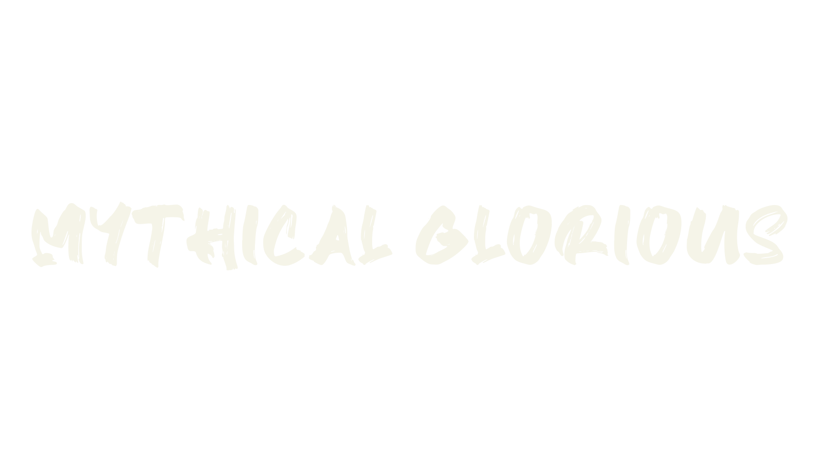 Mythical Glorious, bold font preview