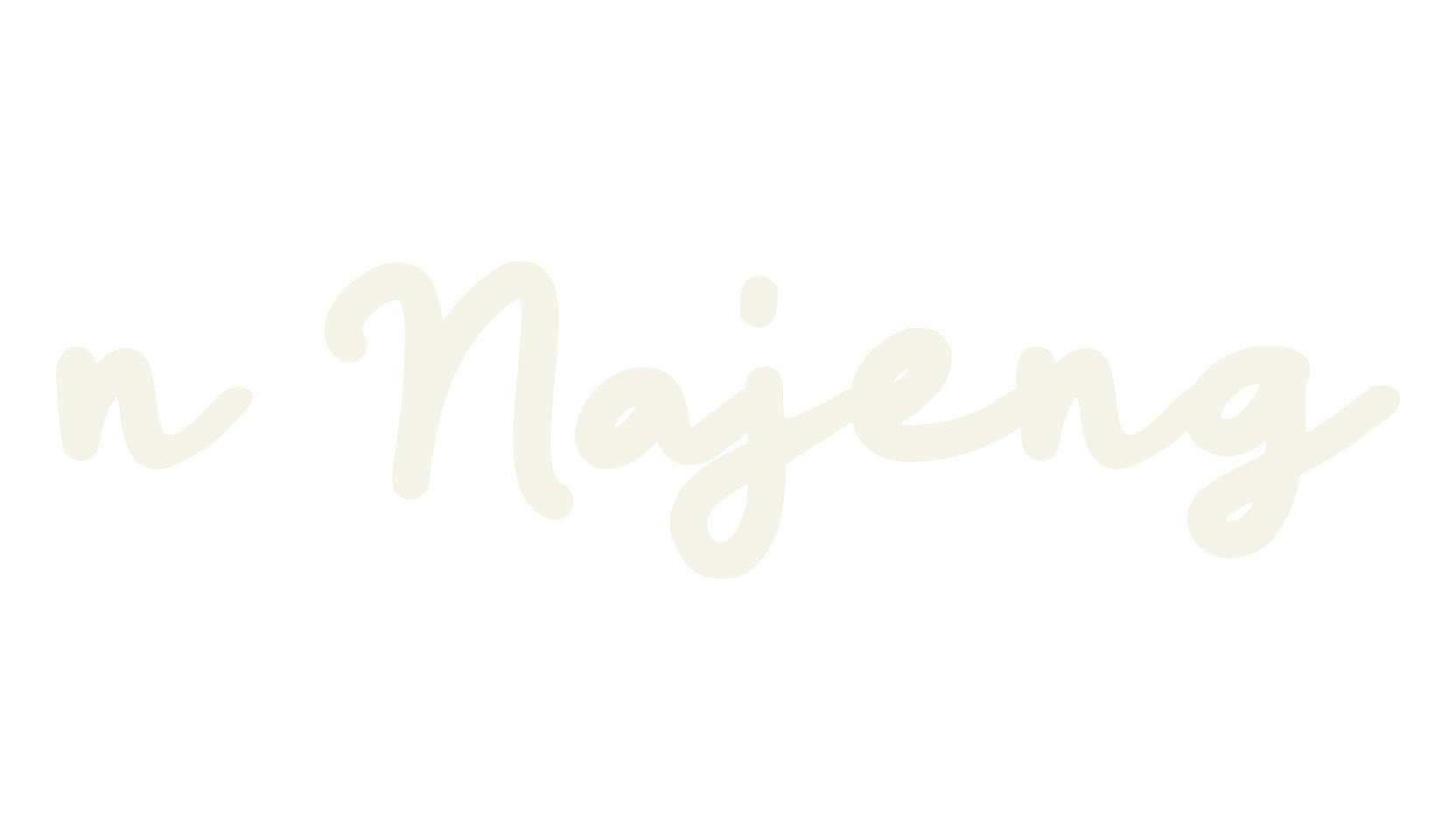 n Najeng, lettering font preview