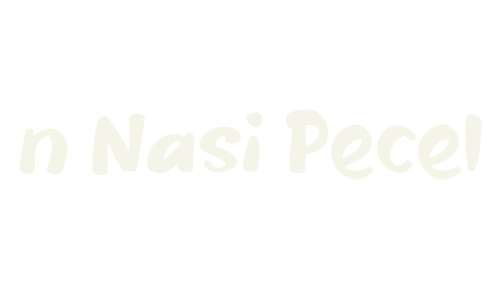 n Nasi Pecel, menu font preview