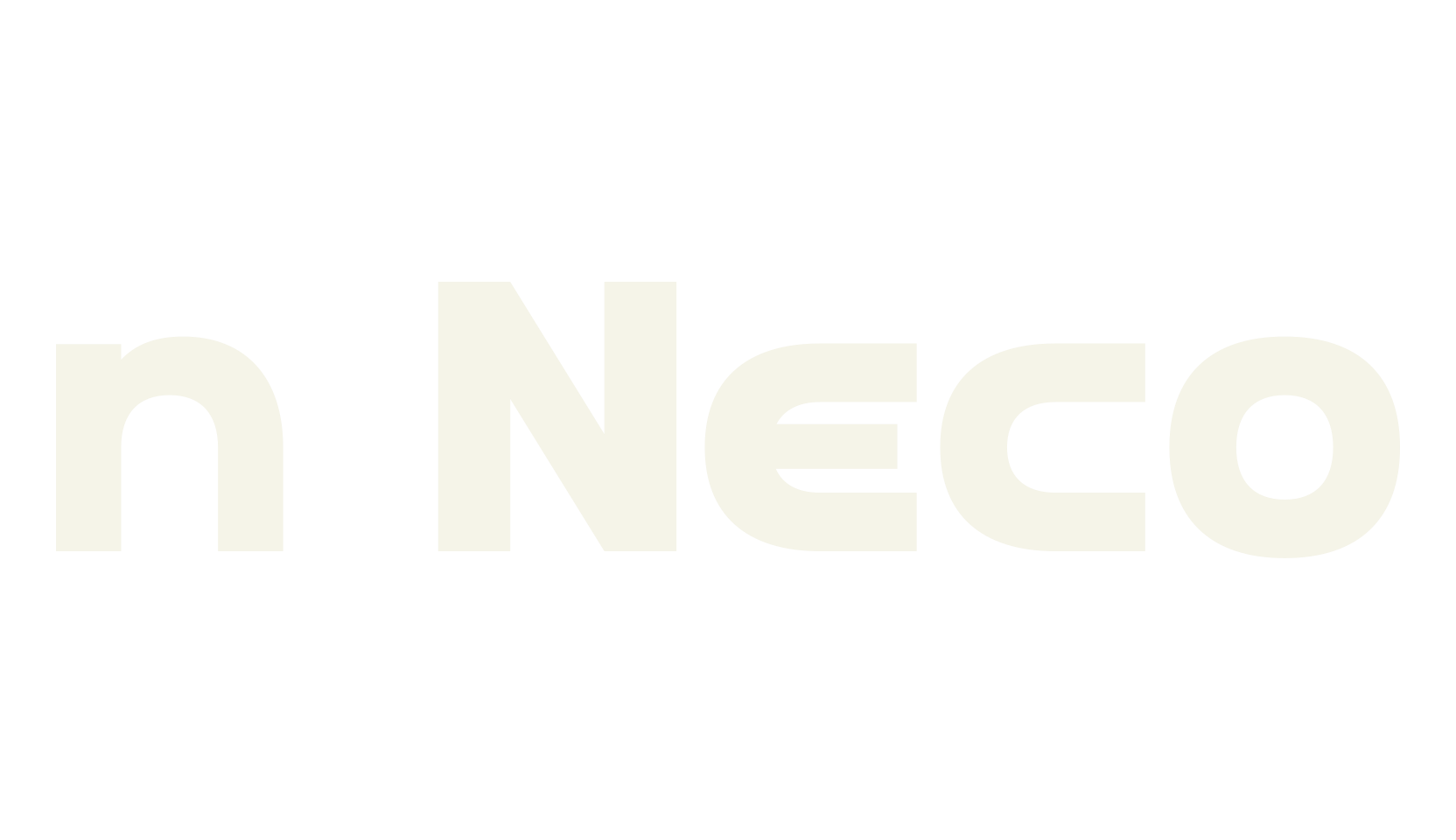 n Neco, sans font preview