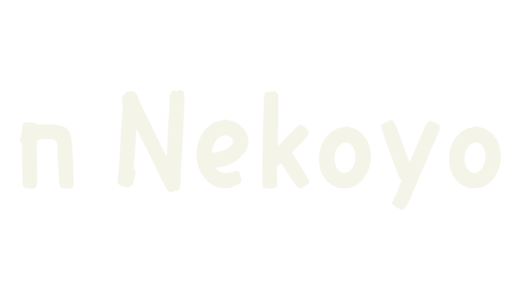 n Nekoyo, lettering font preview