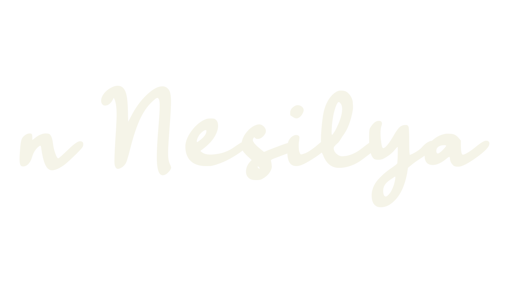 n Nesilya, cursive font preview