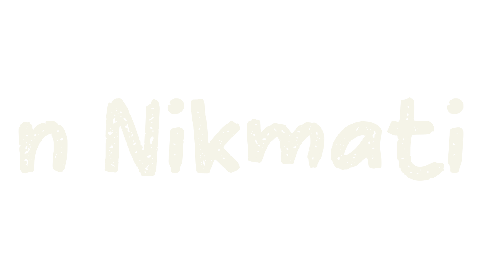 n Nikmati, cake font preview
