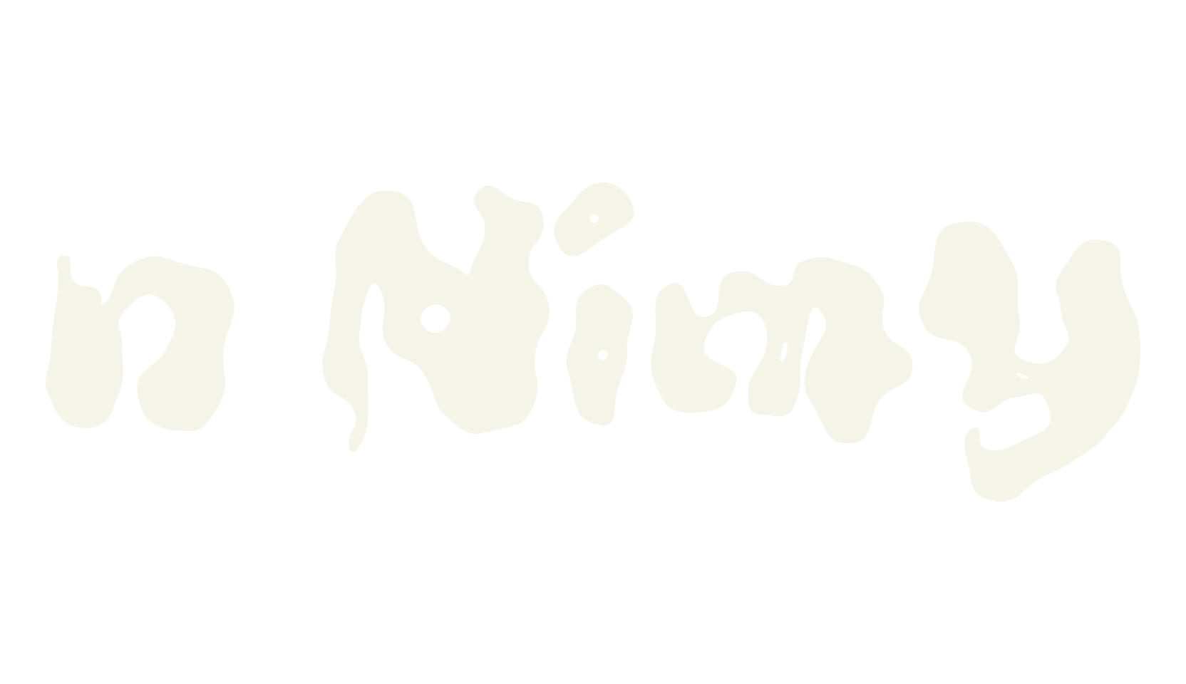 n Nimy, wavy font preview