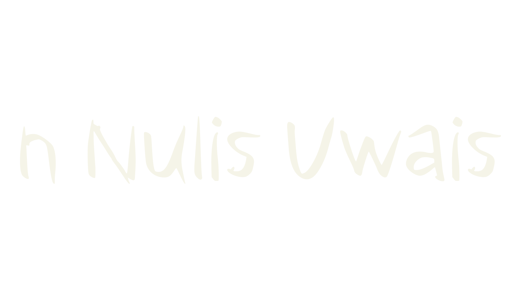 n Nulis Uwais, children font preview