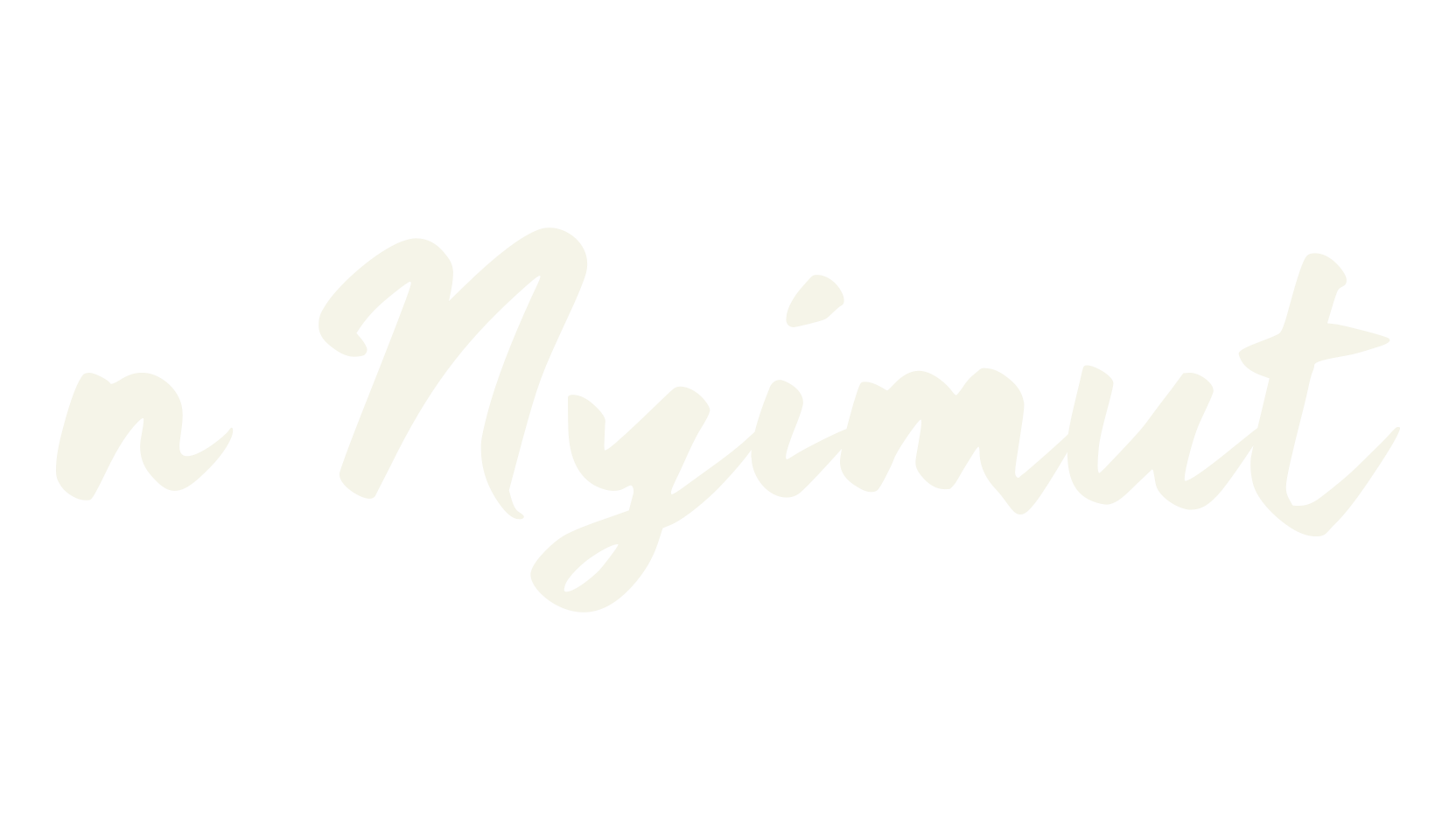 n Nyimut, lettering font preview