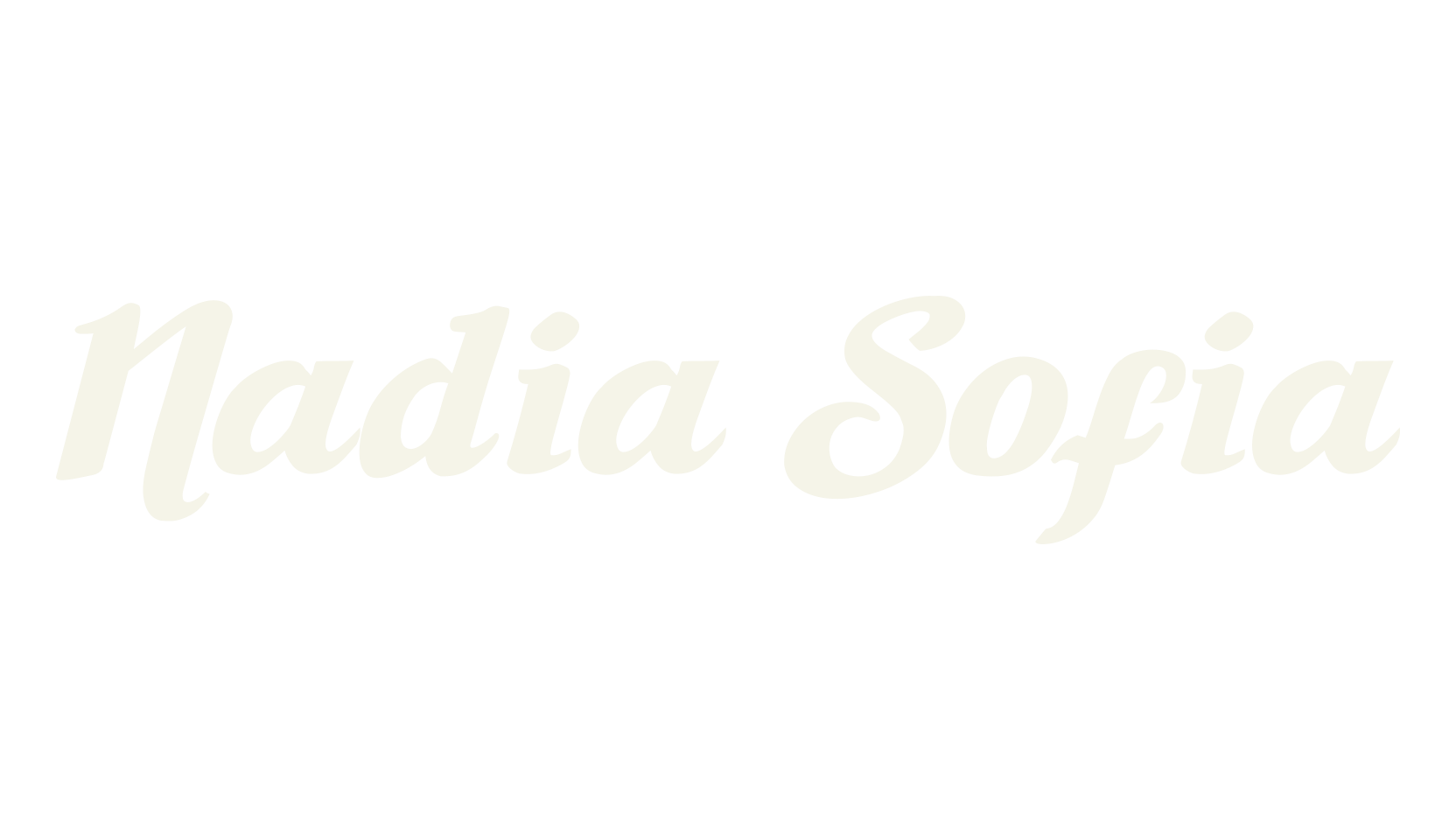 Nadia Sofia, calligraphy font preview