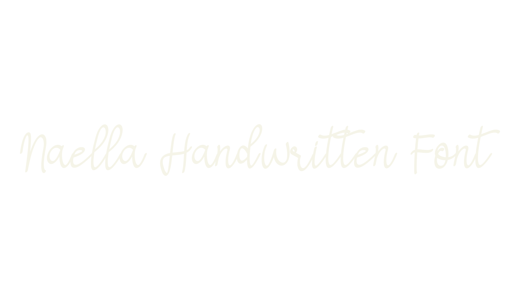 Naella Handwritten Font, handwriting font preview