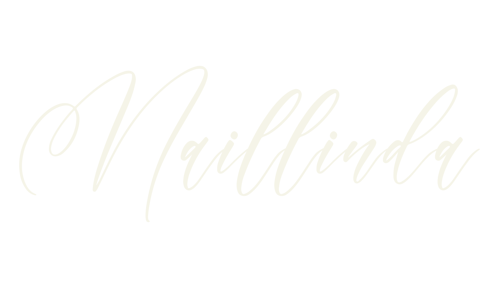 Naillinda, script font preview
