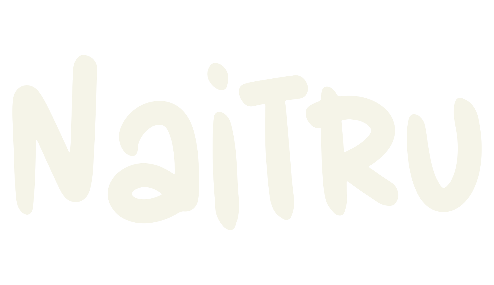 Naitru, chunky font preview