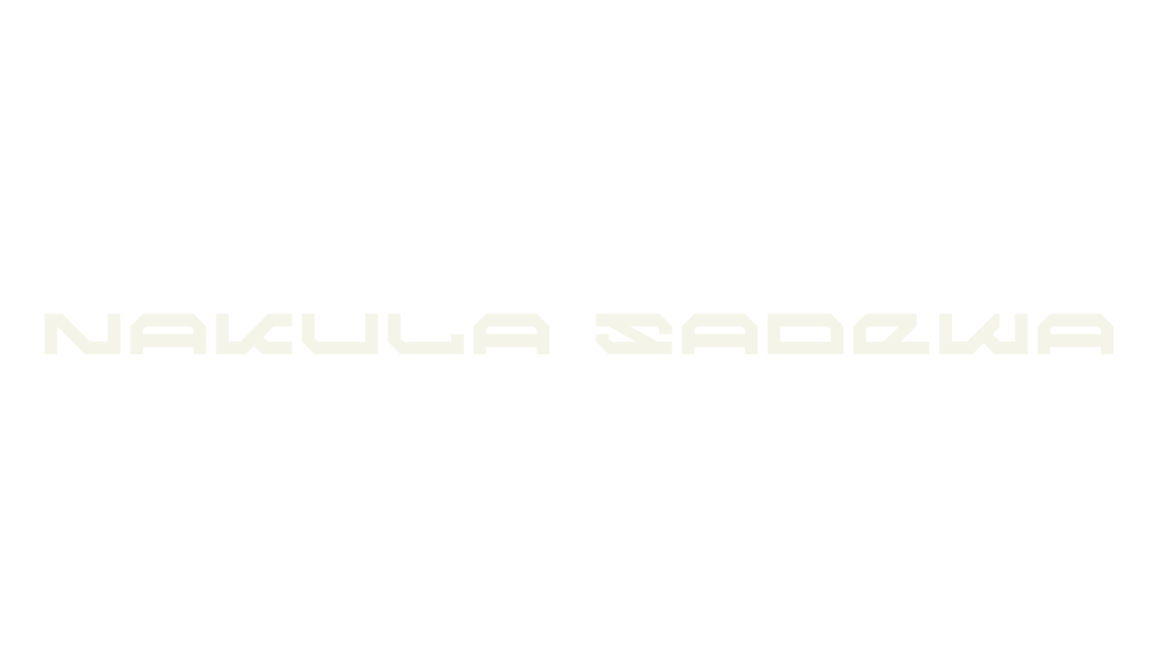 NAKULA SADEWA, gaming font preview