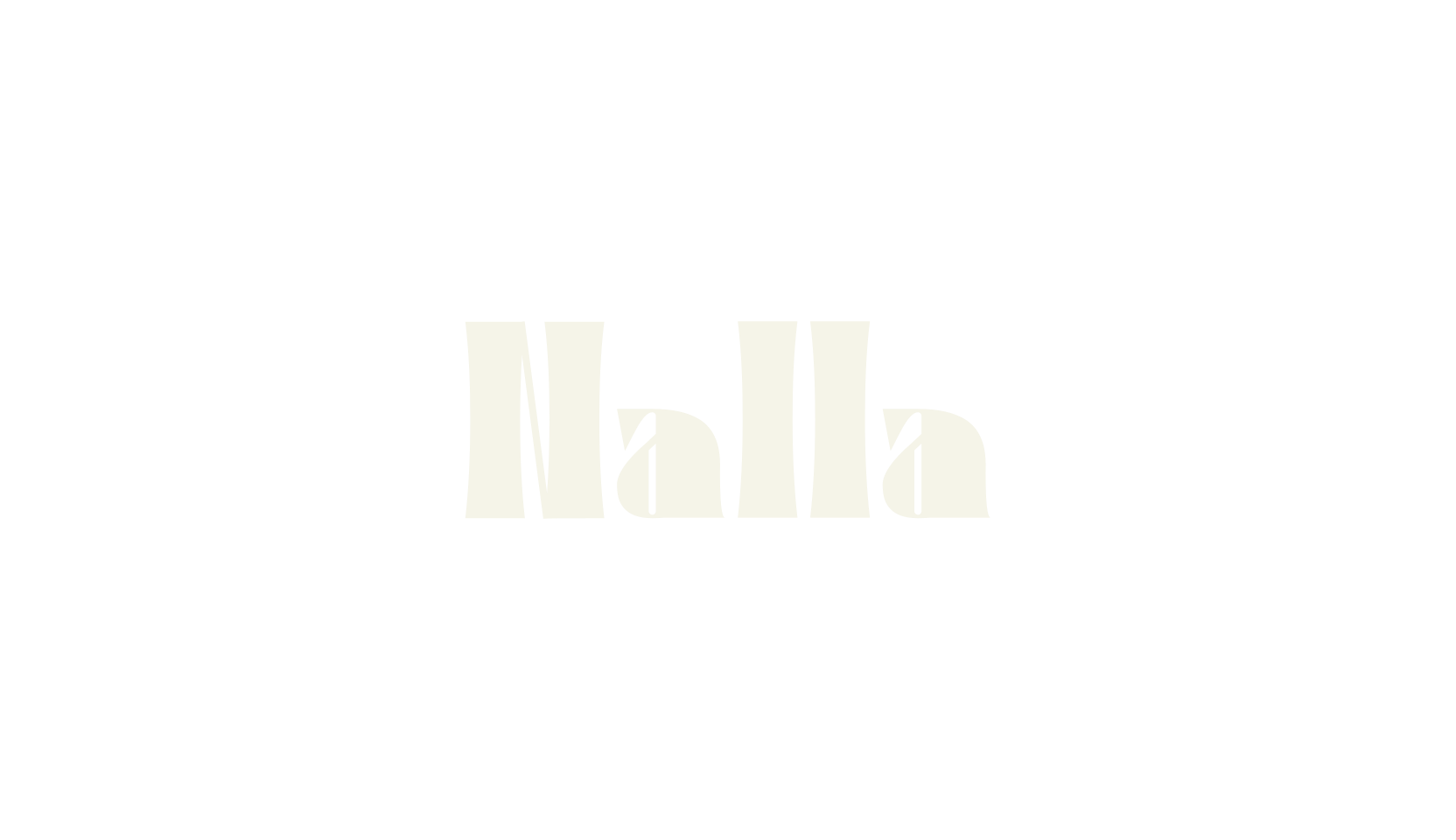 Nalla, album cover font preview