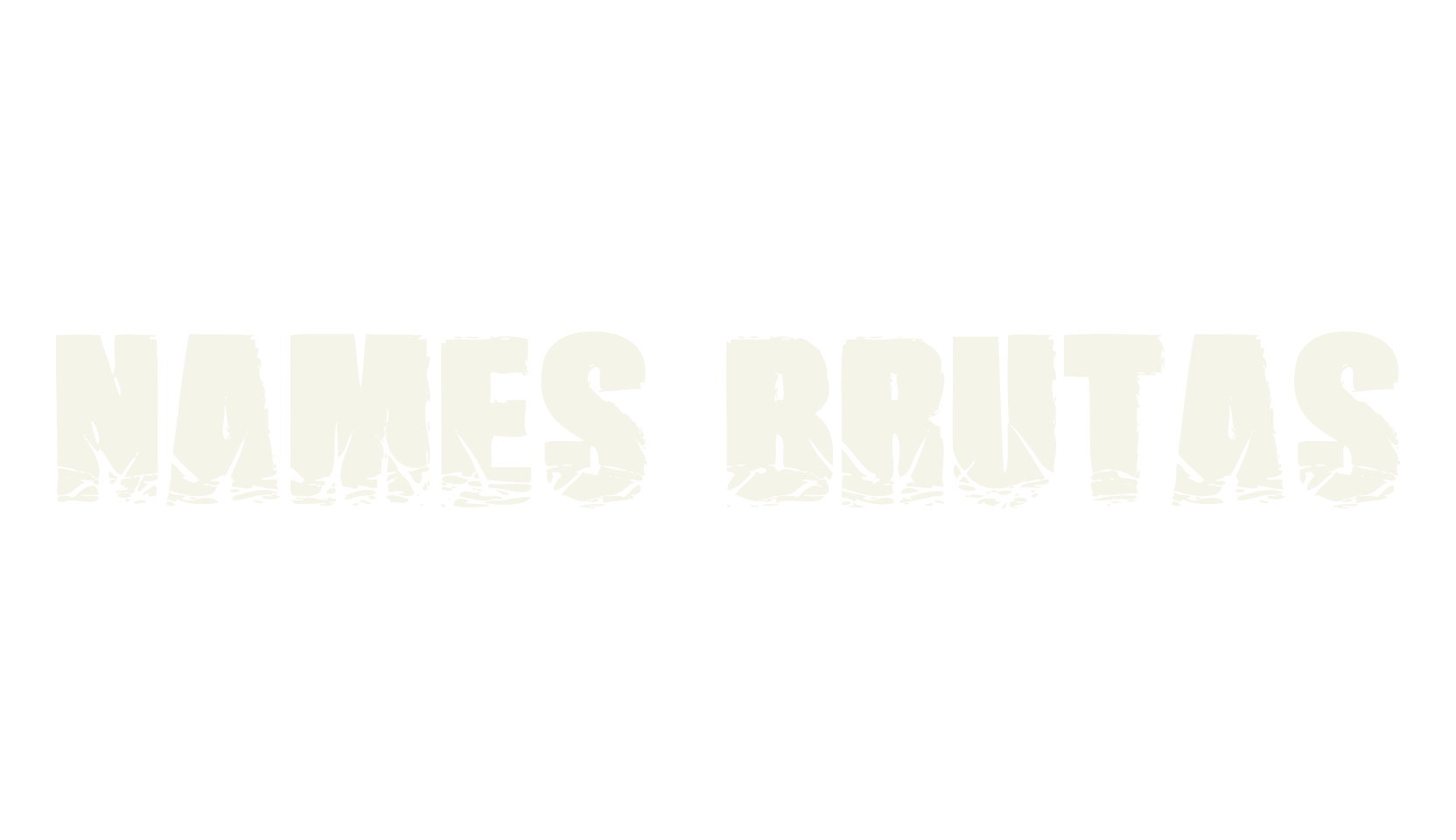 Names Brutas, display market font preview