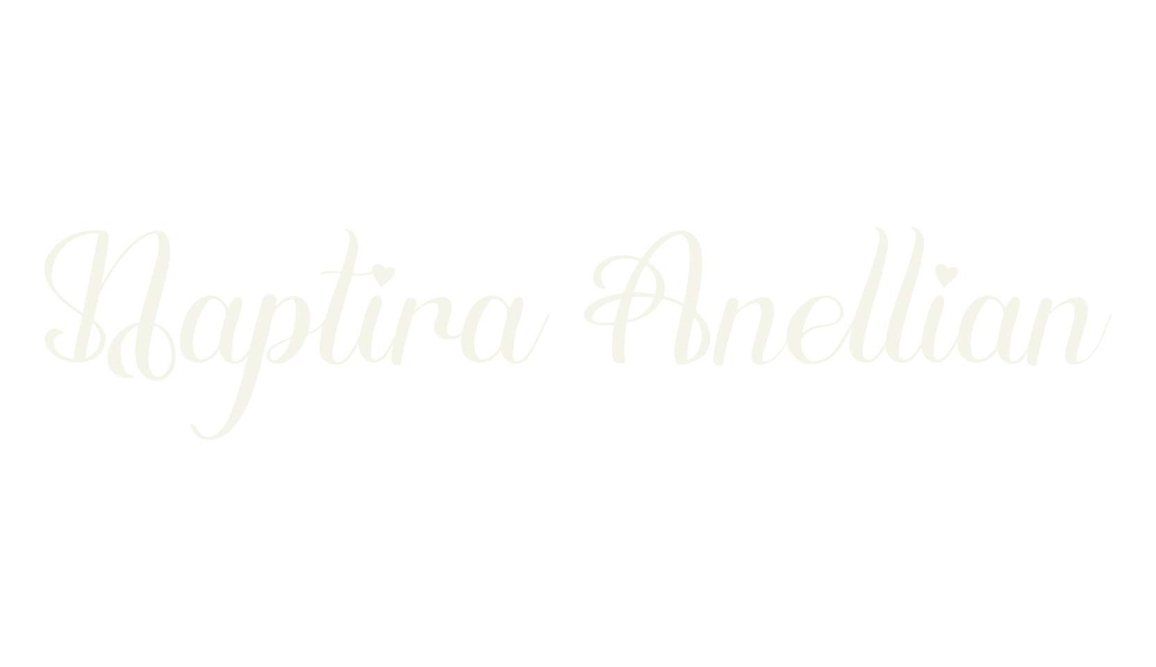 Naptira Anellian, calligraphy font preview