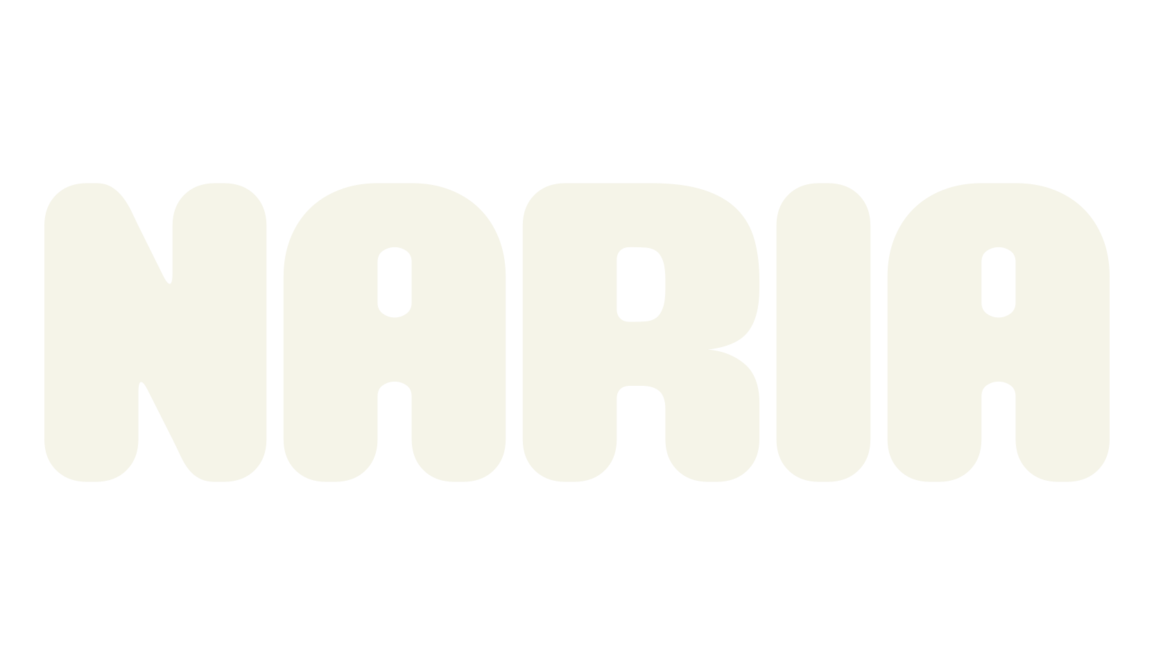 NARIA, food font preview