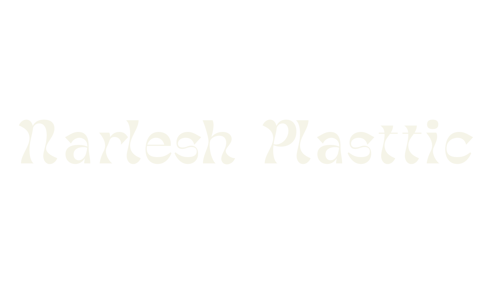 Narlesh Plasttic, serif font preview