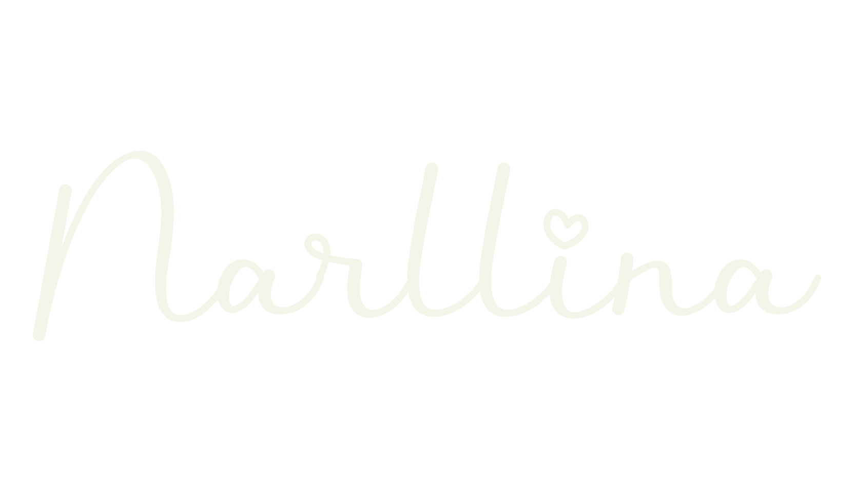 Narllina, calligraphy font preview