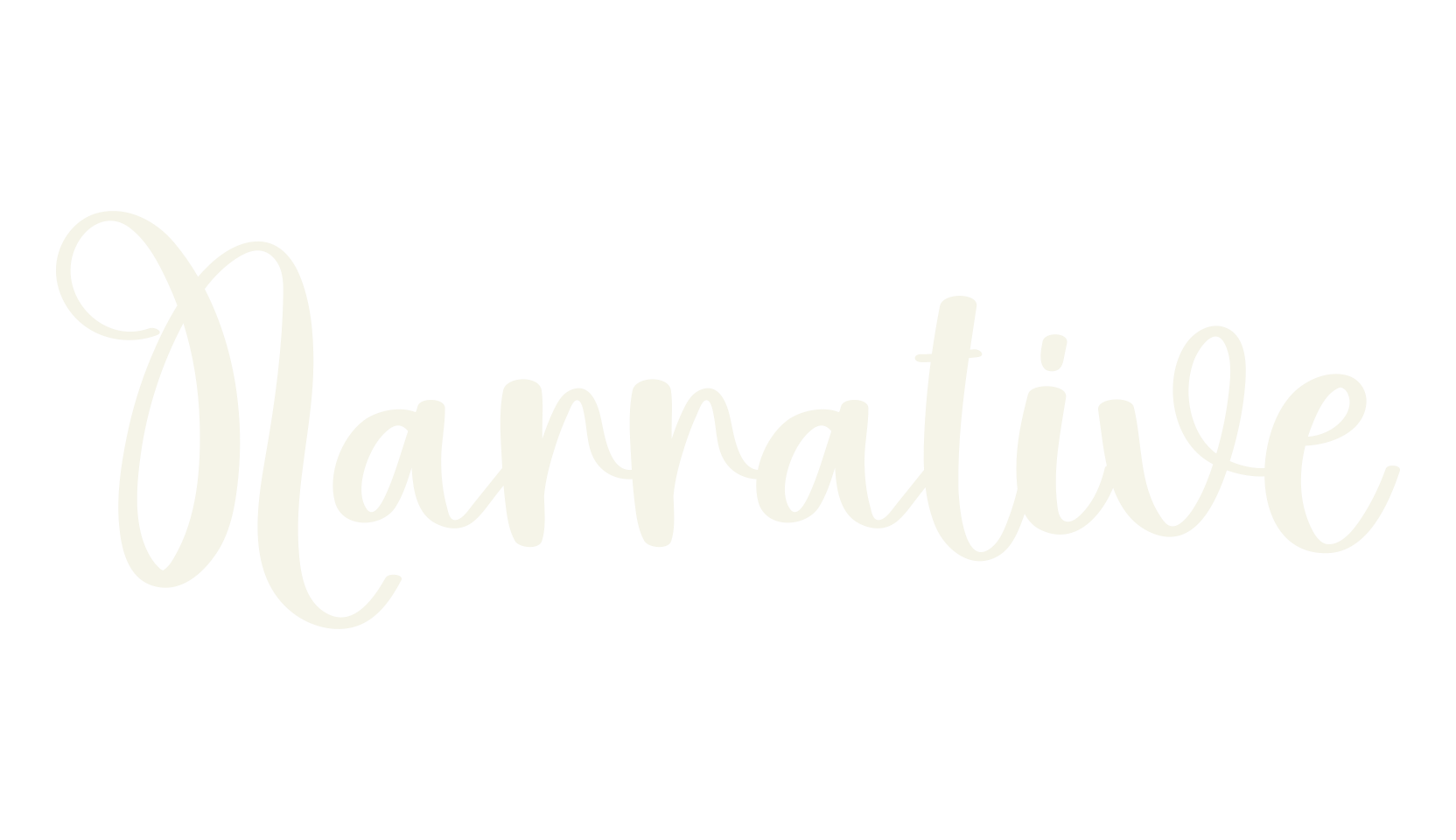 Narrative, calligraphy font preview